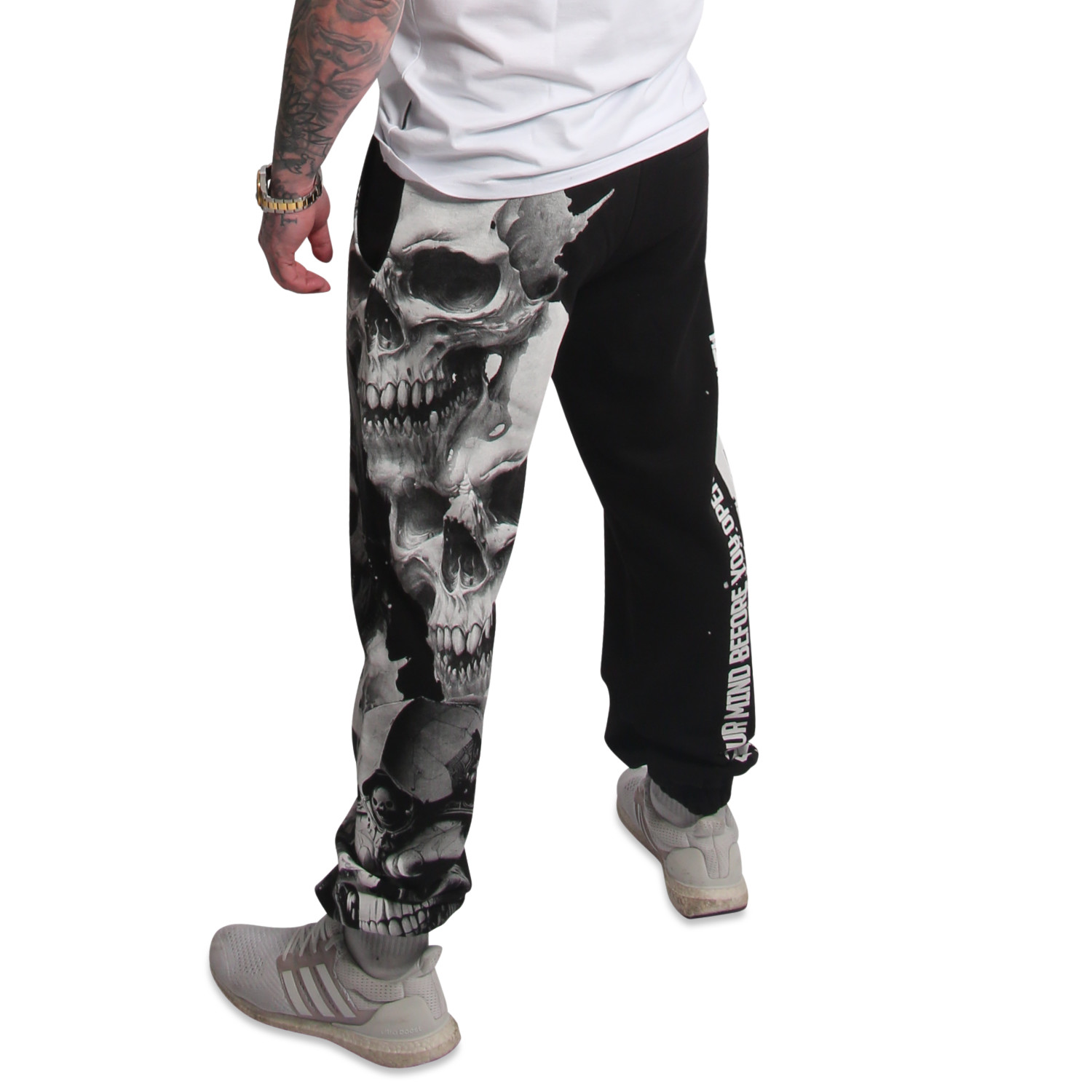 Yakuza pánské tepláky Mouth Loose Joggers black 2XL