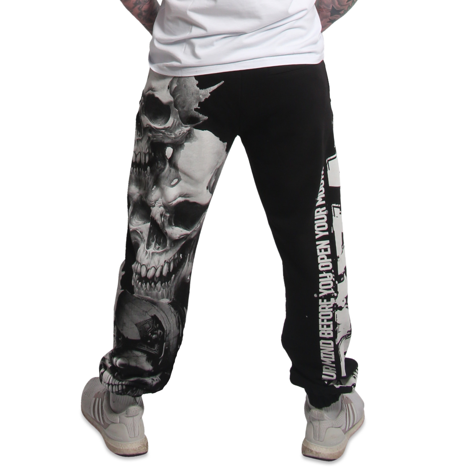 Yakuza pánské tepláky Mouth Loose Joggers black 2XL