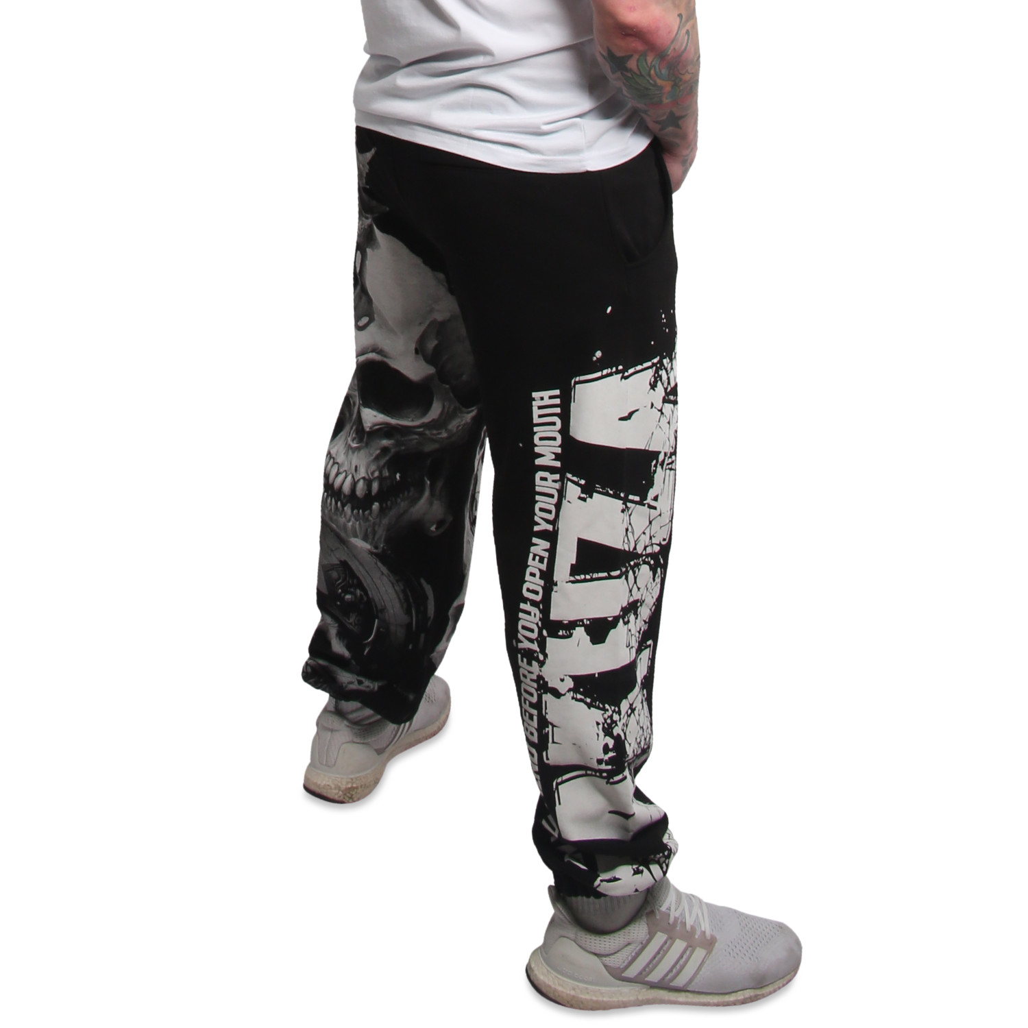 Yakuza pánské tepláky Mouth Loose Joggers black 2XL