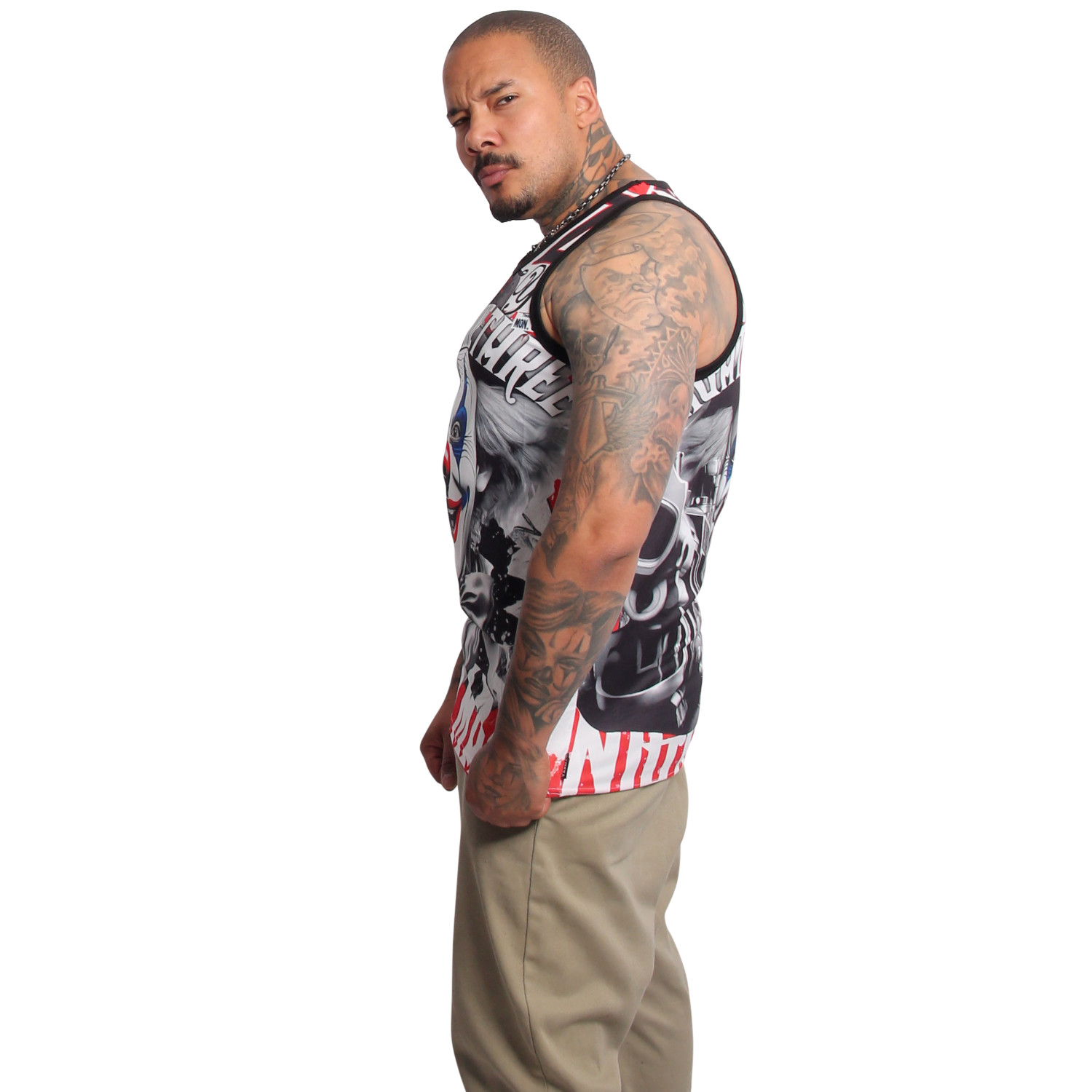 Yakuza pánské tílko Welcome Mesh Tanktop colorful M