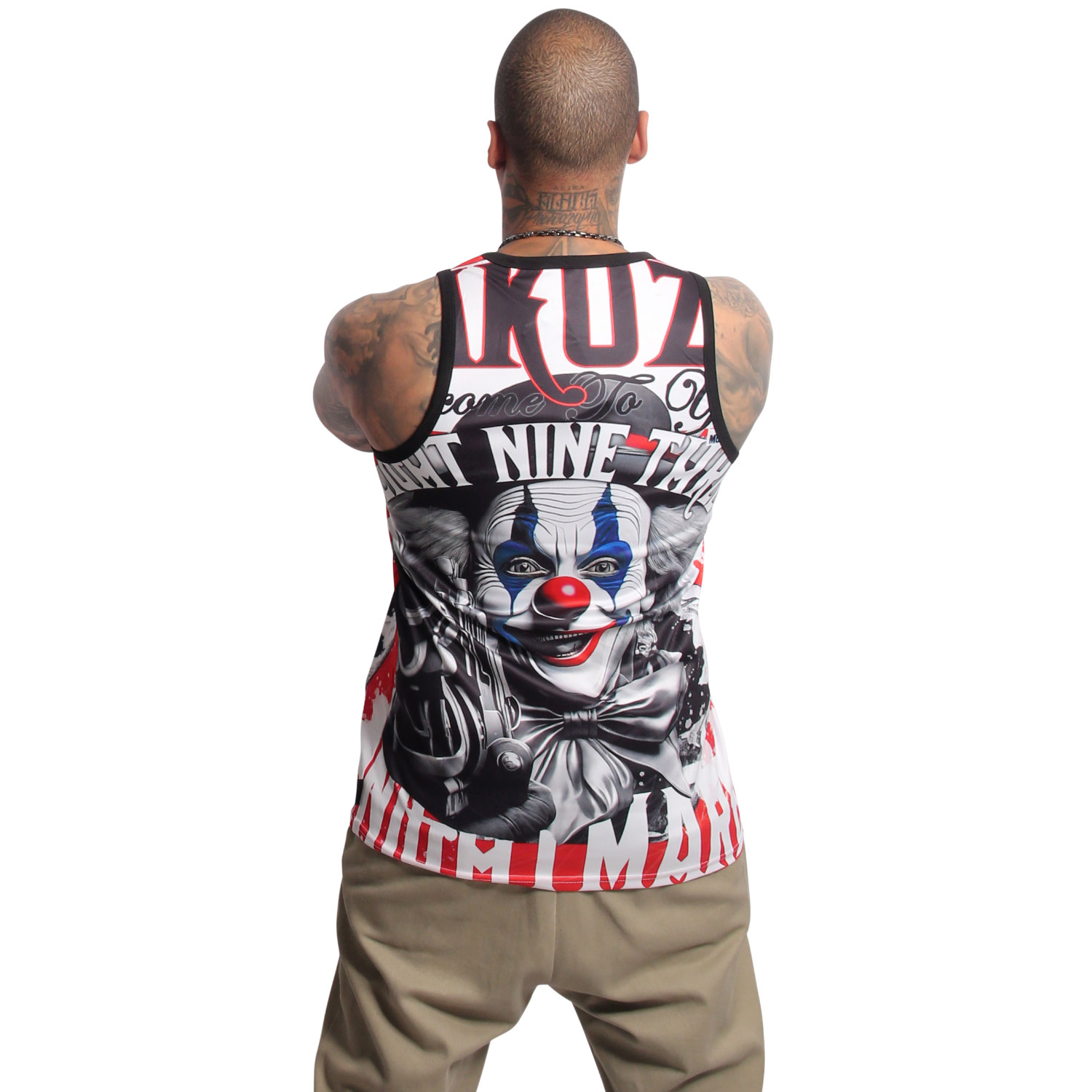 Yakuza pánské tílko Welcome Mesh Tanktop colorful M