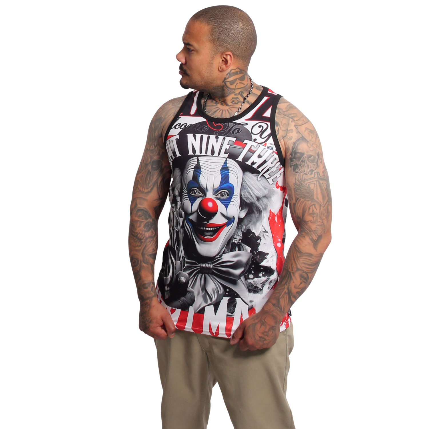Yakuza pánské tílko Welcome Mesh Tanktop colorful M