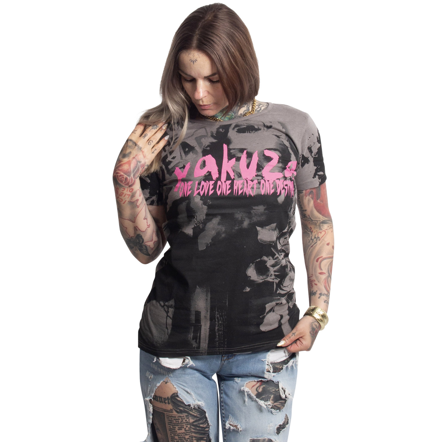 Yakuza dámské tílko Destiny Long Tail T-Shirt