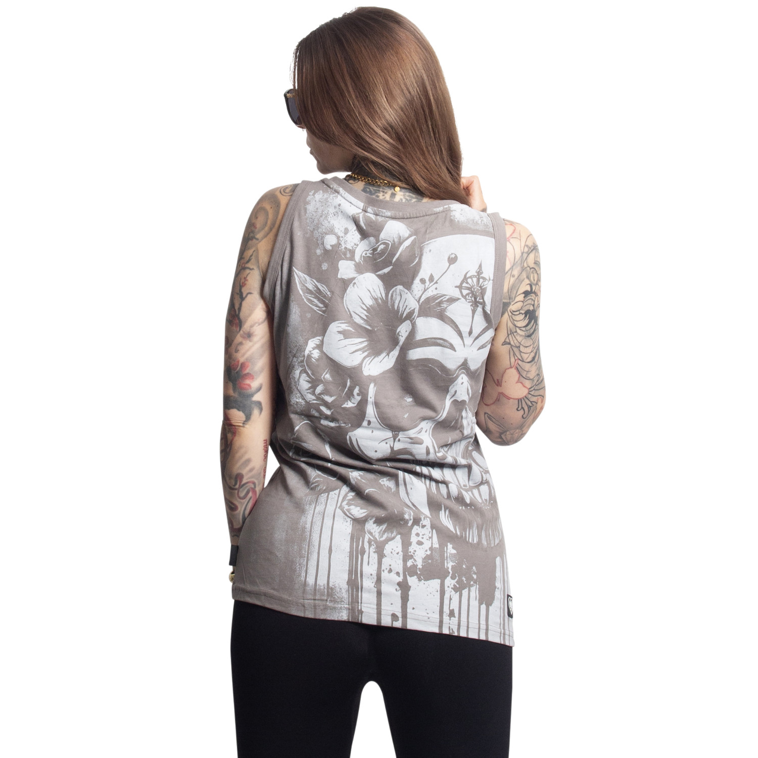Yakuza dámské tílko Death Bloom Urban Tank Shirt steel/gray L