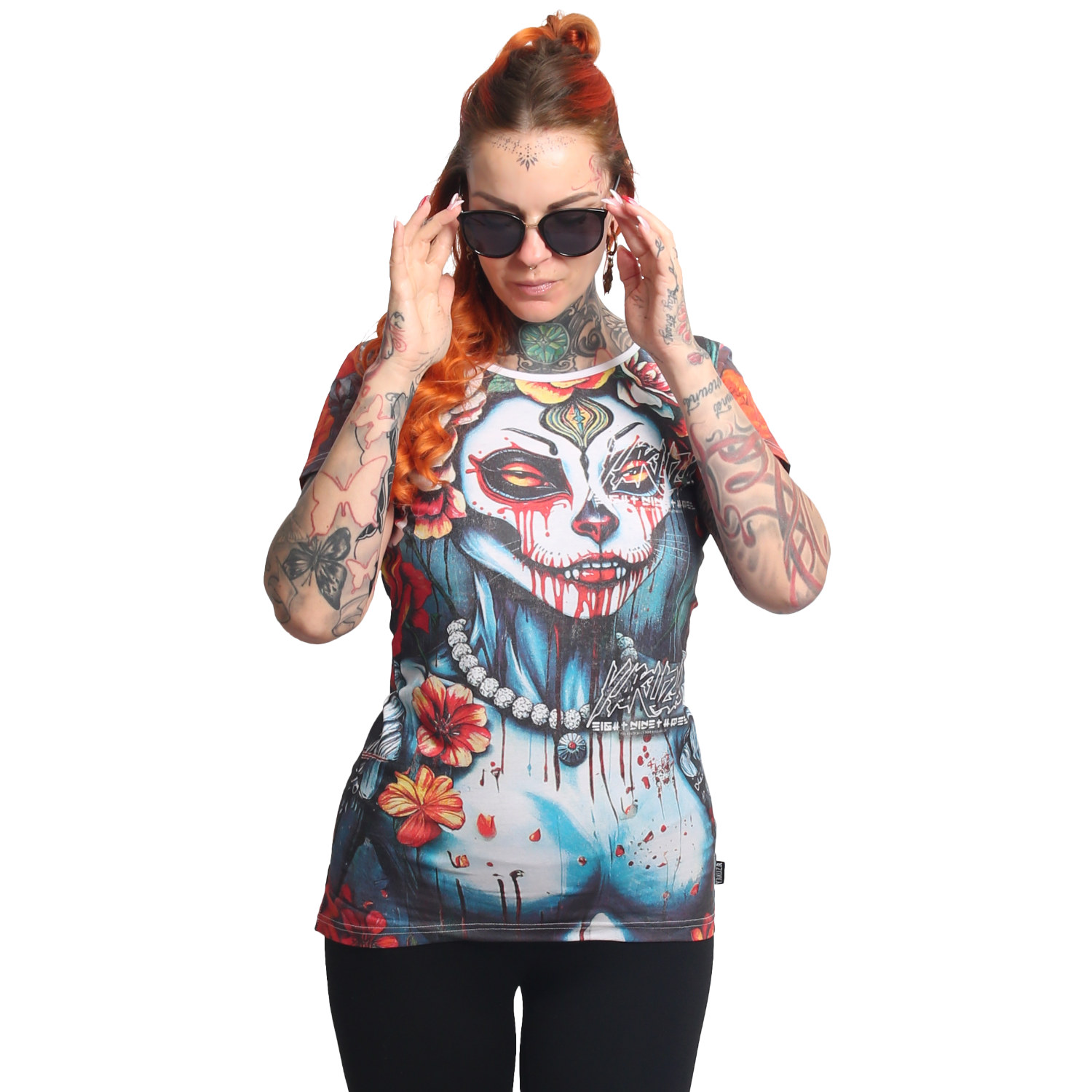 Yakuza dámské tílko Senora Long Tail T-Shirt colorful 2XL