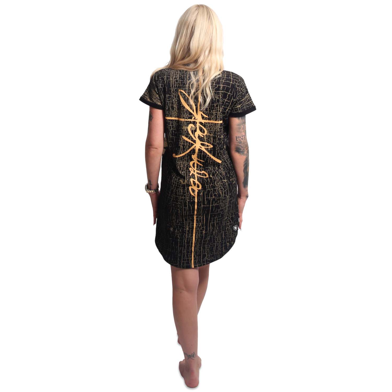 Yakuza dámské šaty Sorrow Urban T-Shirt Dress