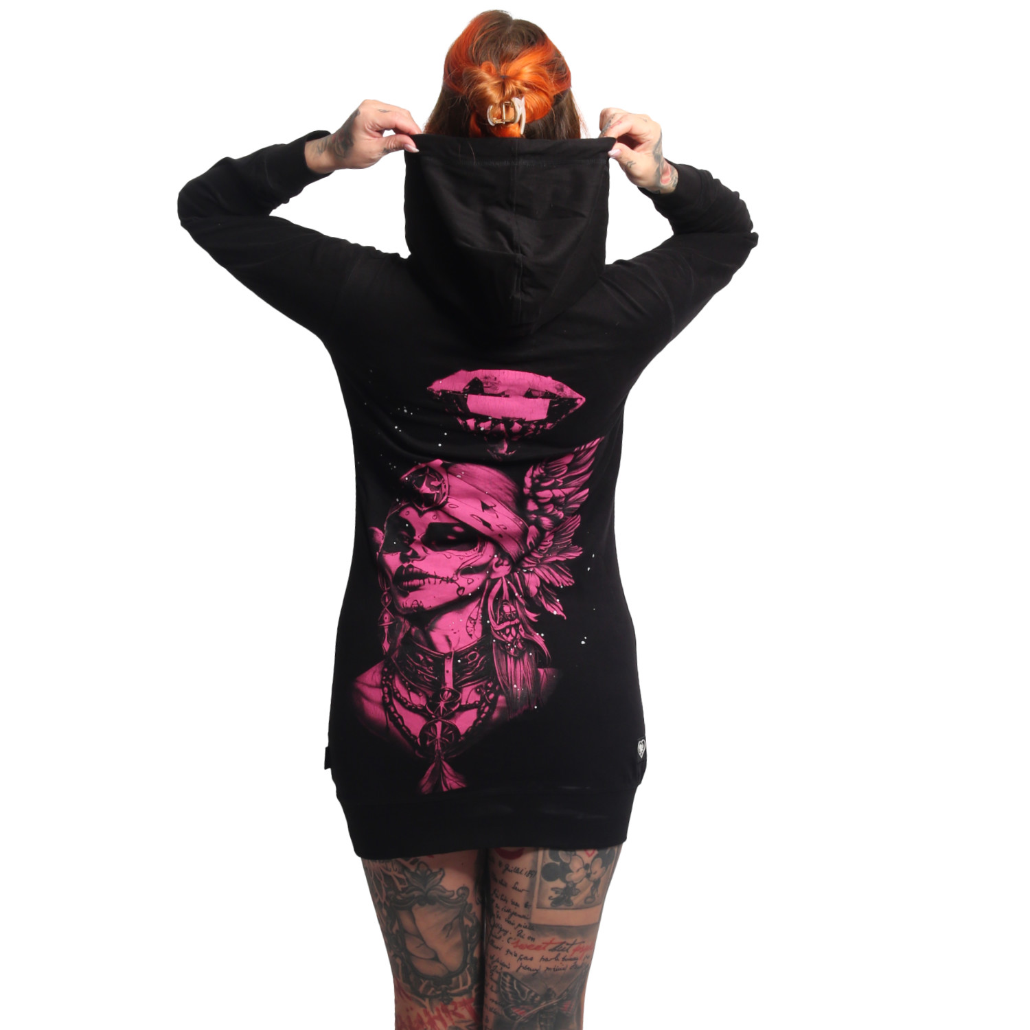 Yakuza dámské šaty Gipsy Lite Hoodie Dress black XS