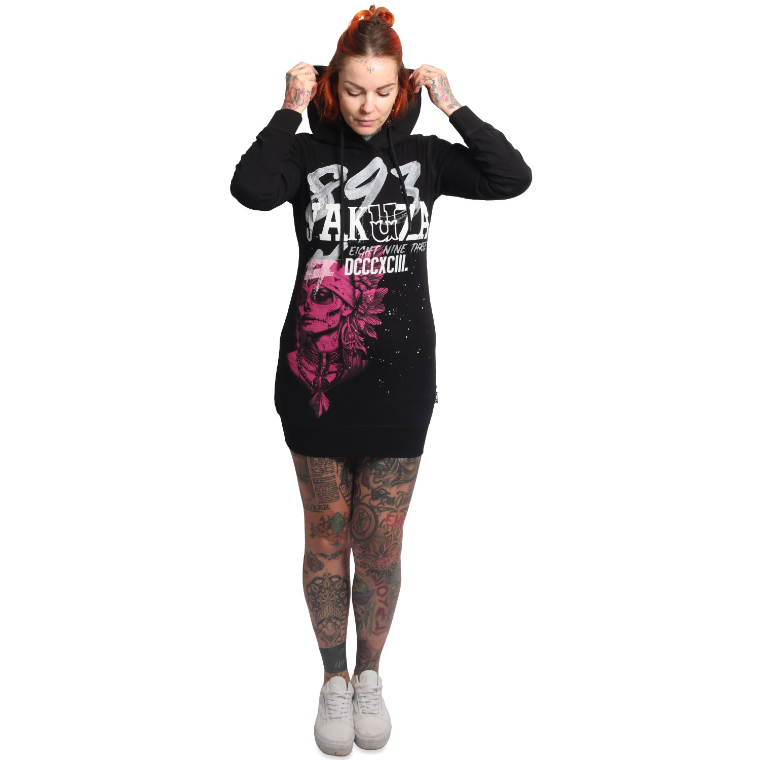 Yakuza dámské šaty Gipsy Lite Hoodie Dress black XS
