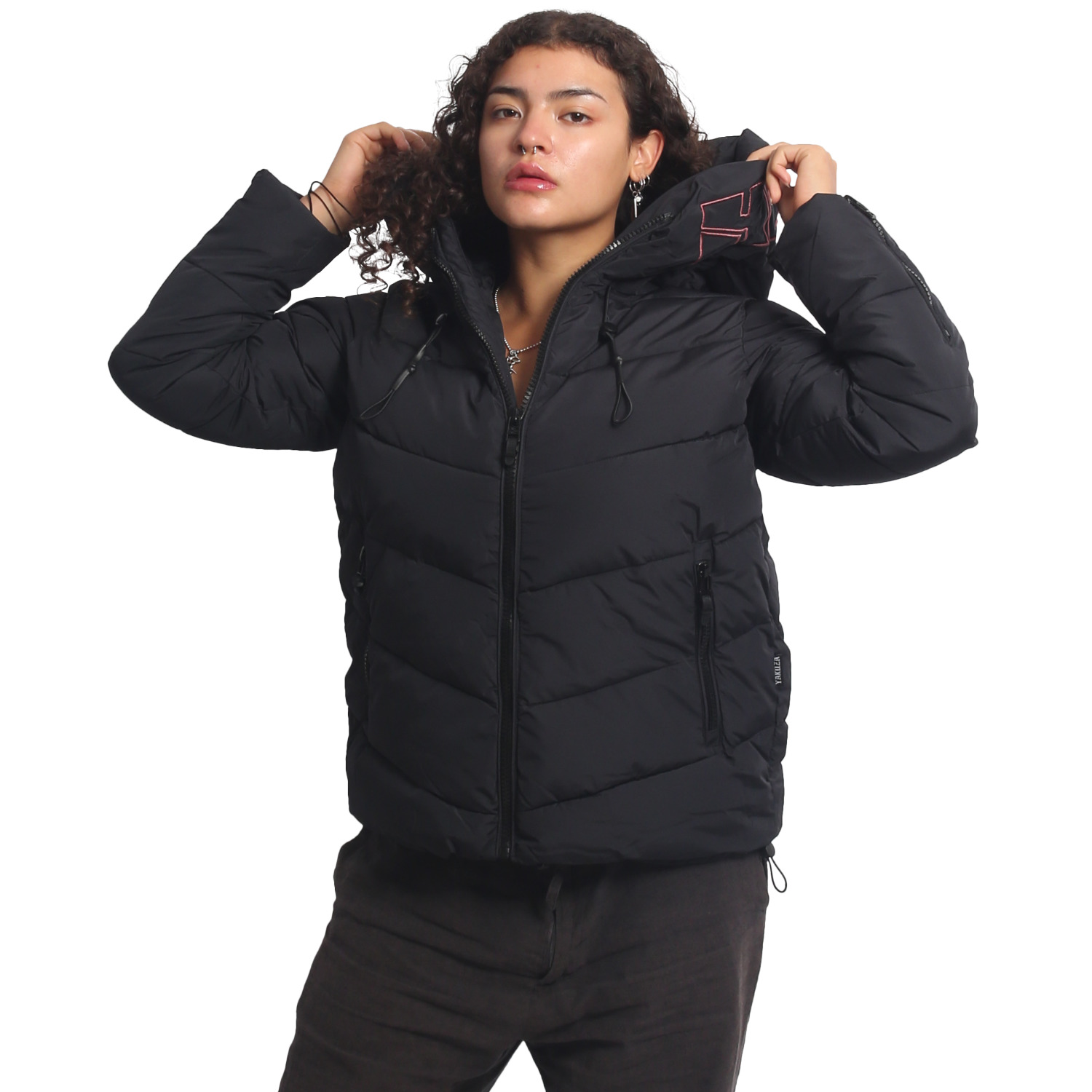 Yakuza dámská větrovka 3RD V02 Puffer Winter Jacket black XL