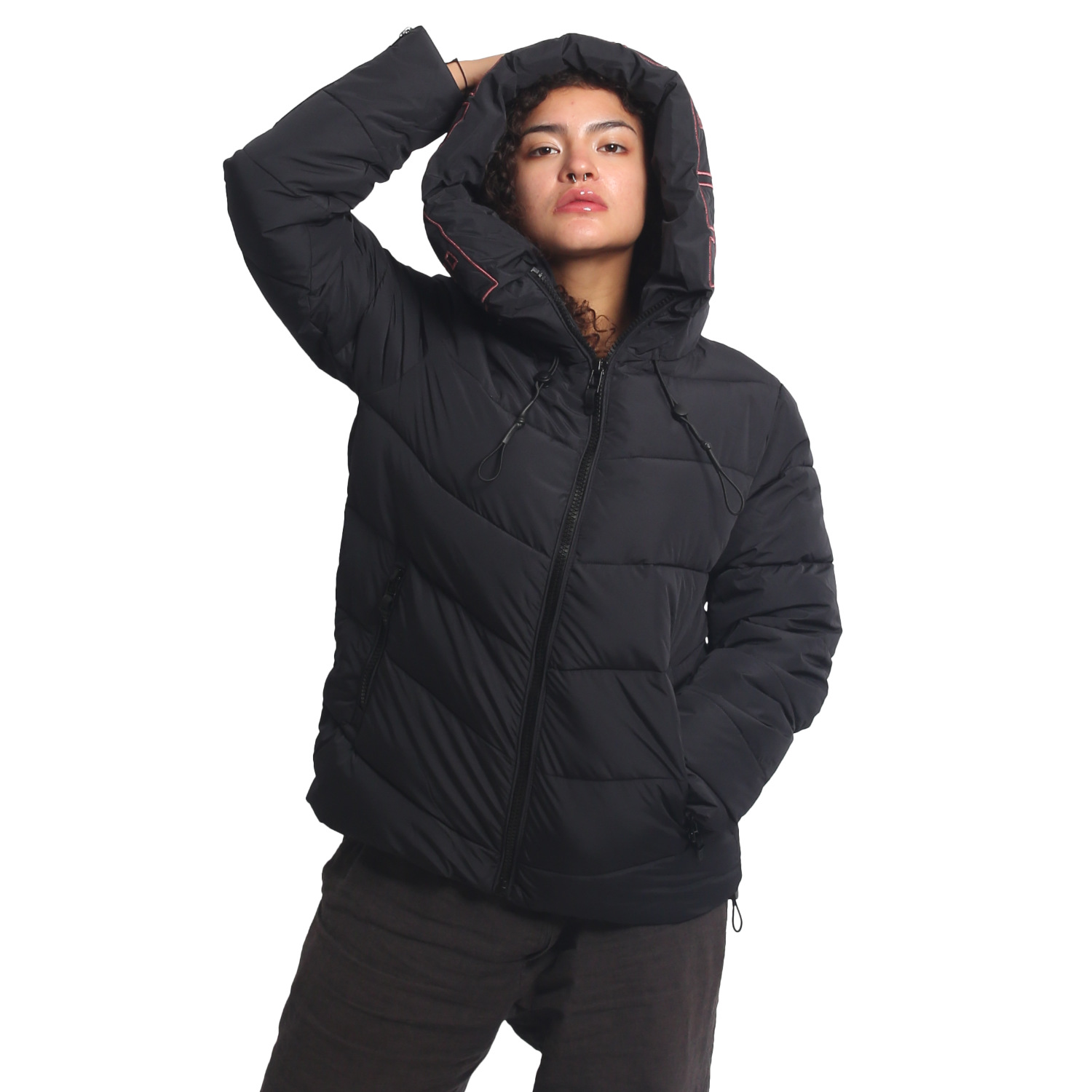 Yakuza dámská větrovka 3RD V02 Puffer Winter Jacket black XL