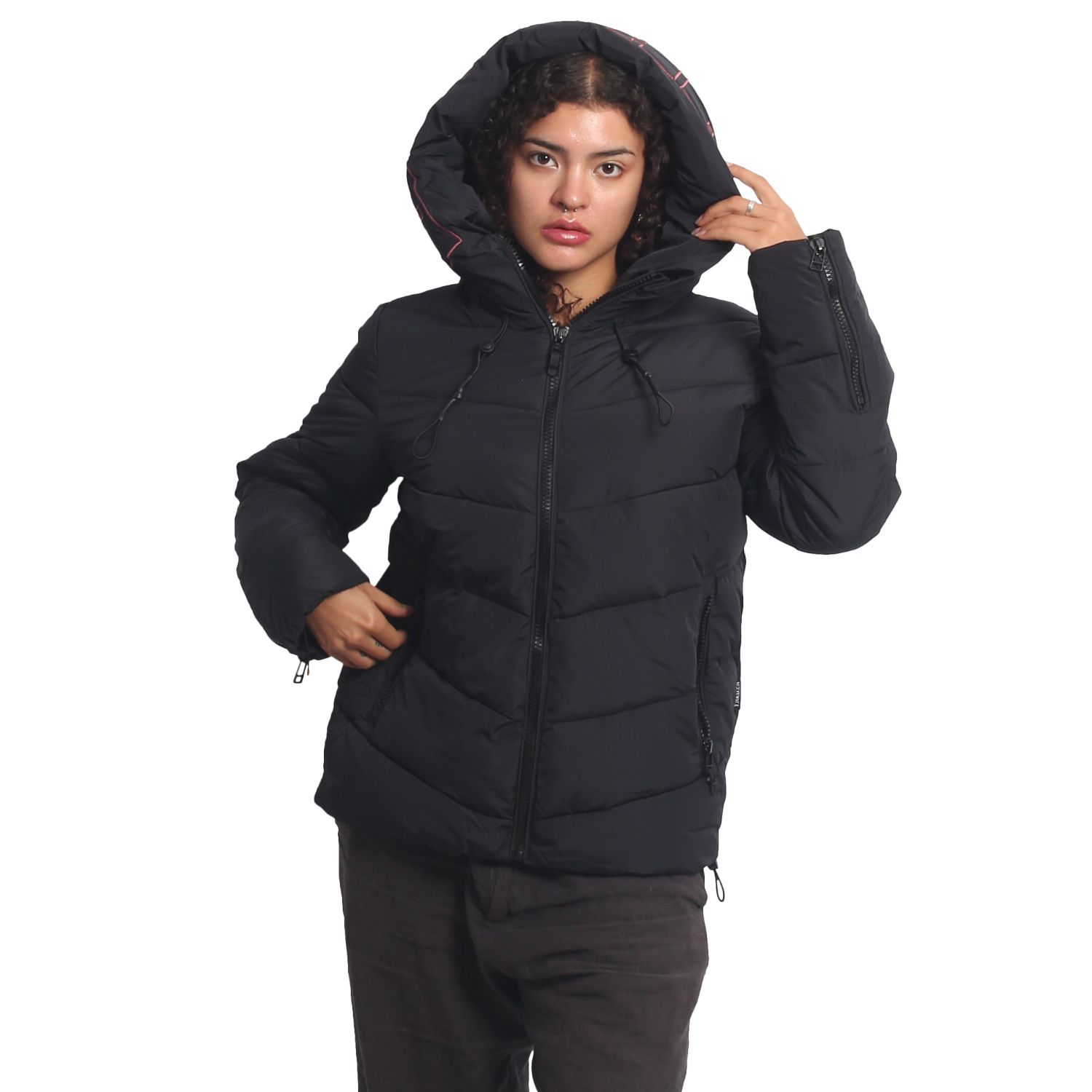 Yakuza dámská větrovka 3RD V02 Puffer Winter Jacket black XL