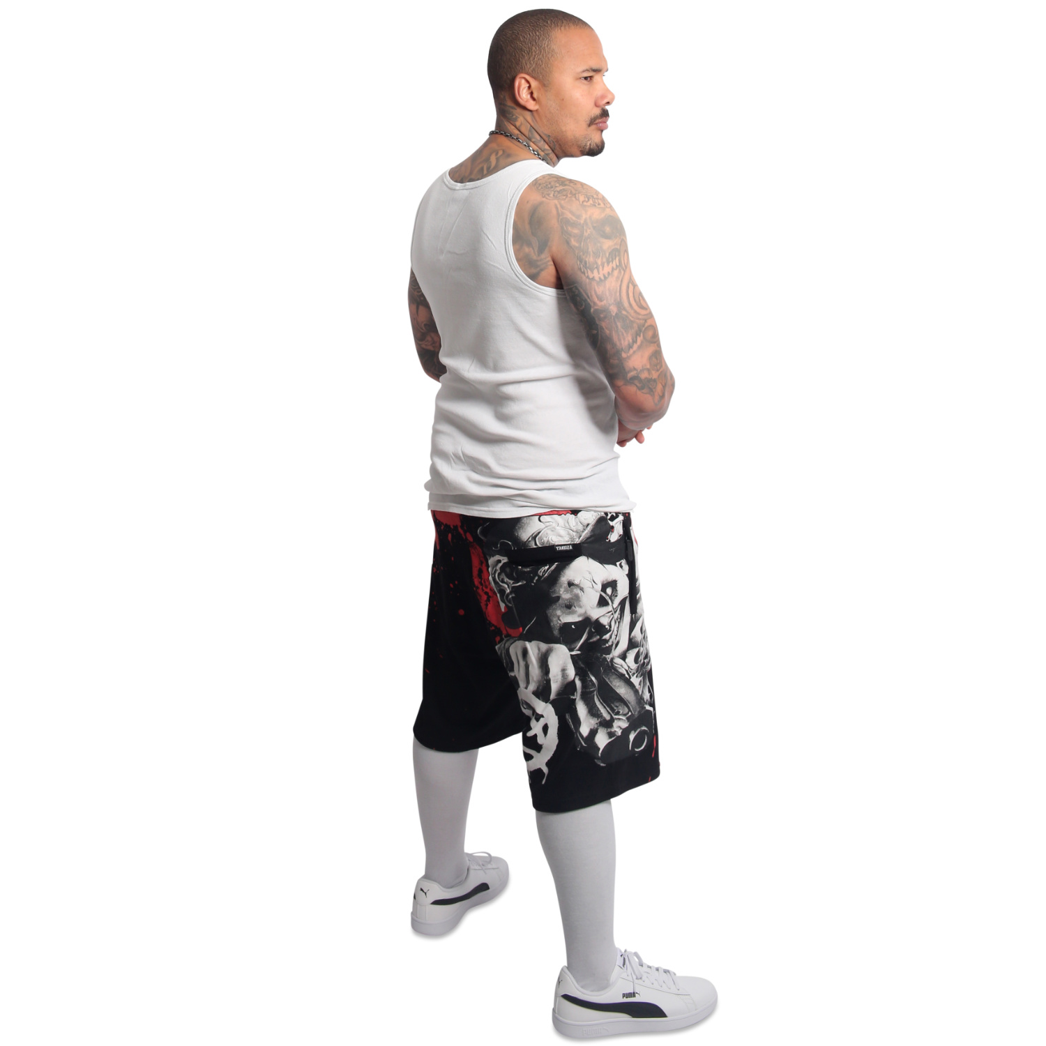 Yakuza pánské šortky Deep Down Sweat Shorts black 2XL