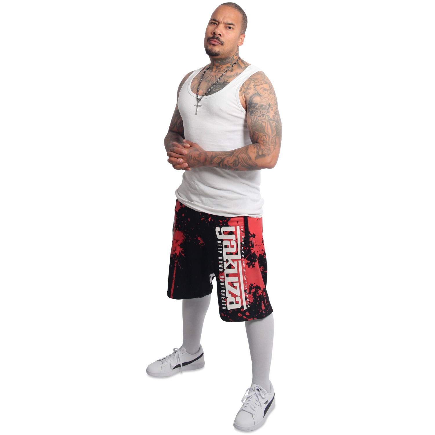 Yakuza pánské šortky Deep Down Sweat Shorts black 2XL