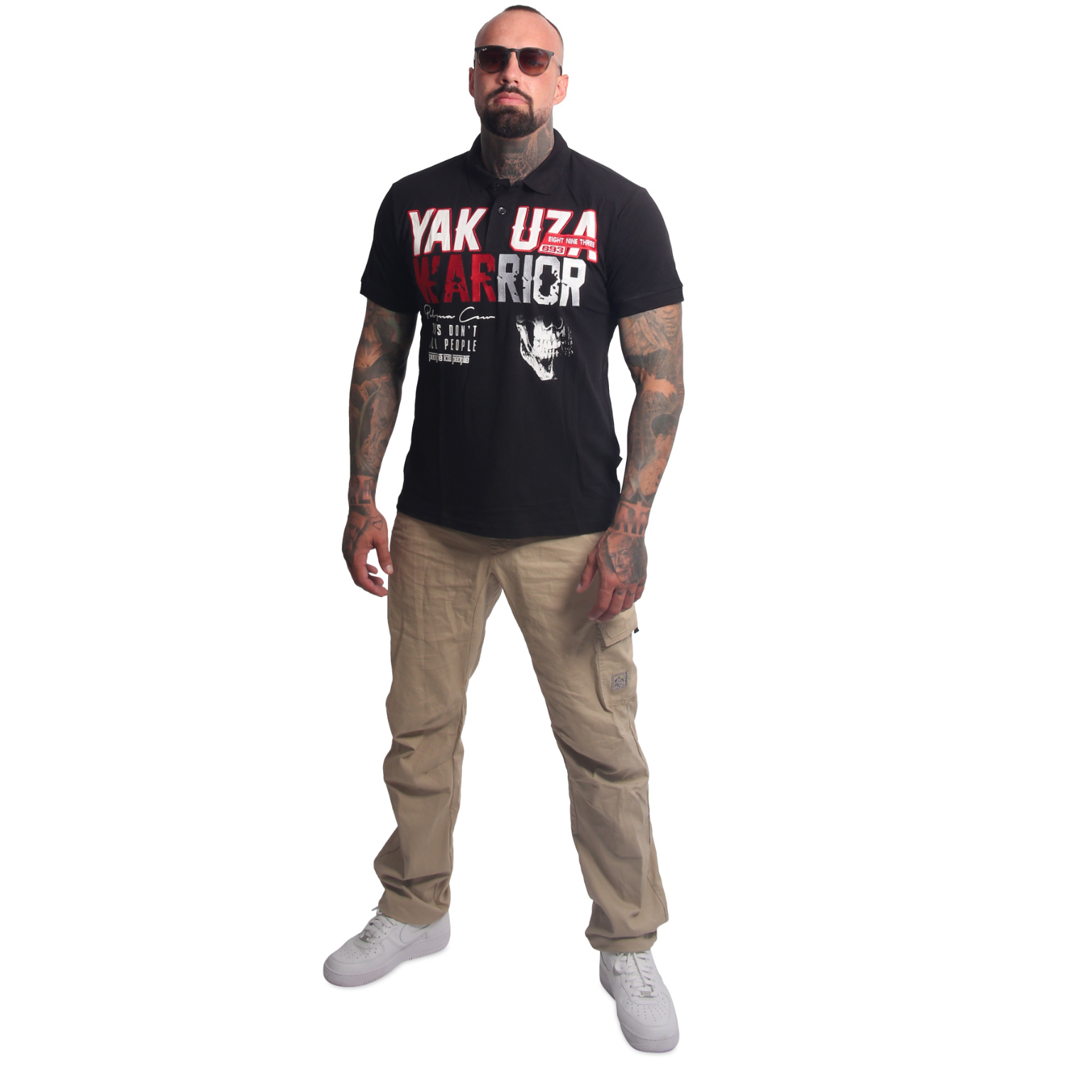 Yakuza pánské polo tričko Warrior Polo Shirt black L