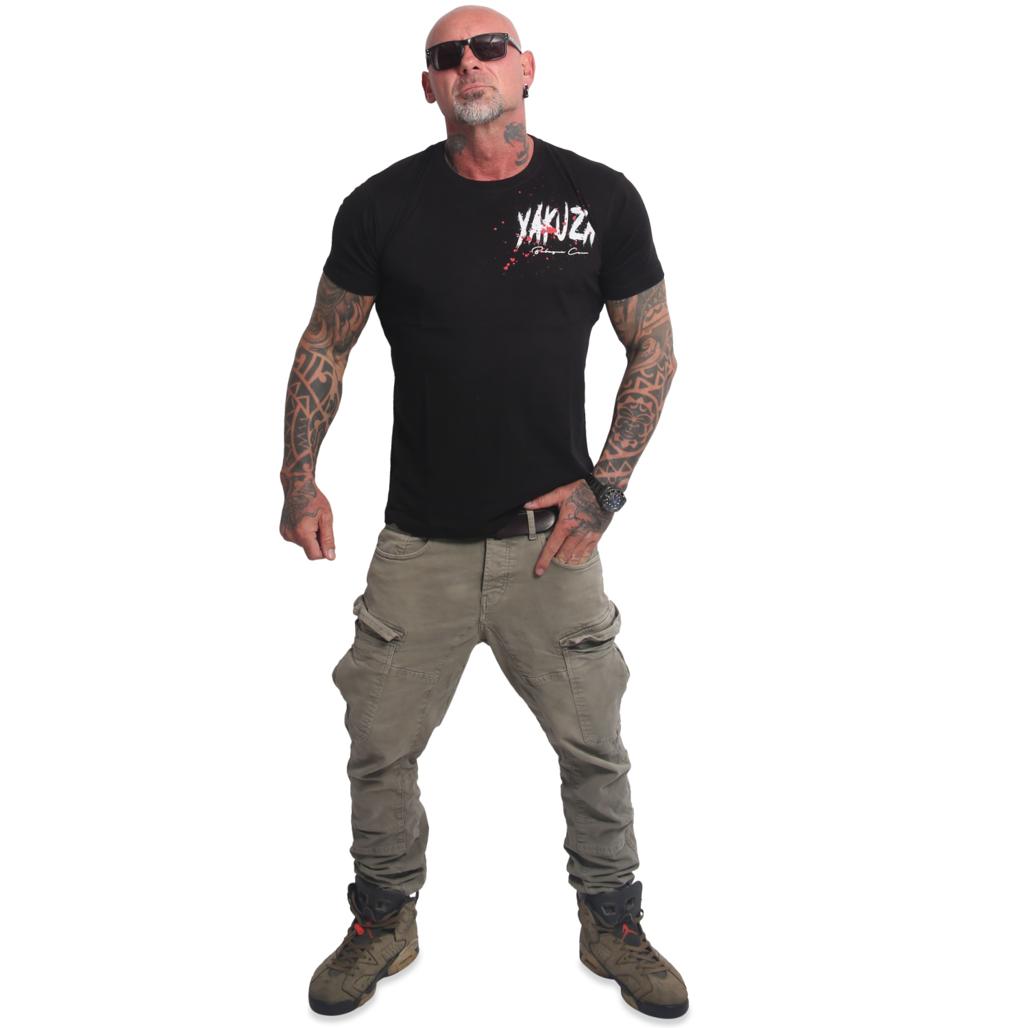 Yakuza pánské tričko Gangsta Regular T-Shirt black M