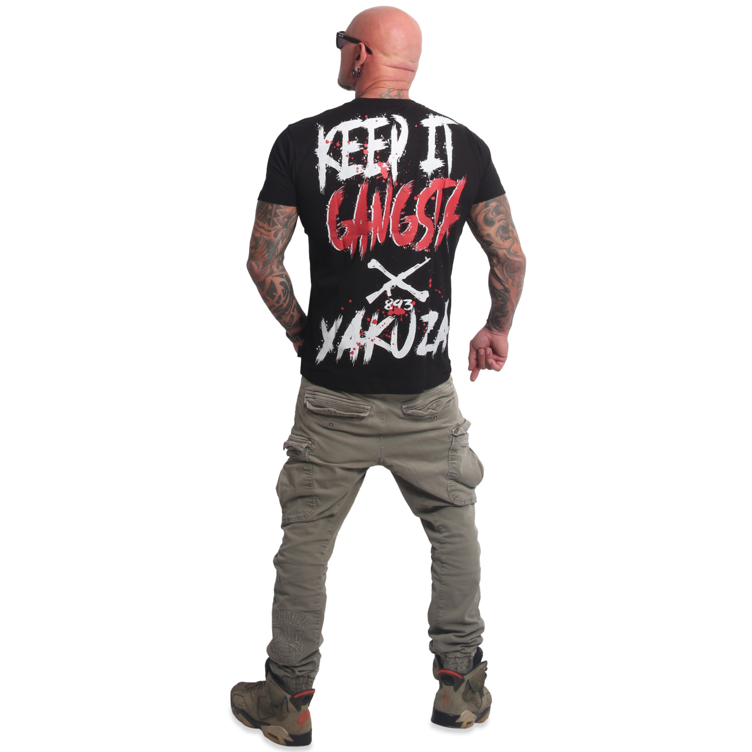 Yakuza pánské tričko Gangsta Regular T-Shirt black M