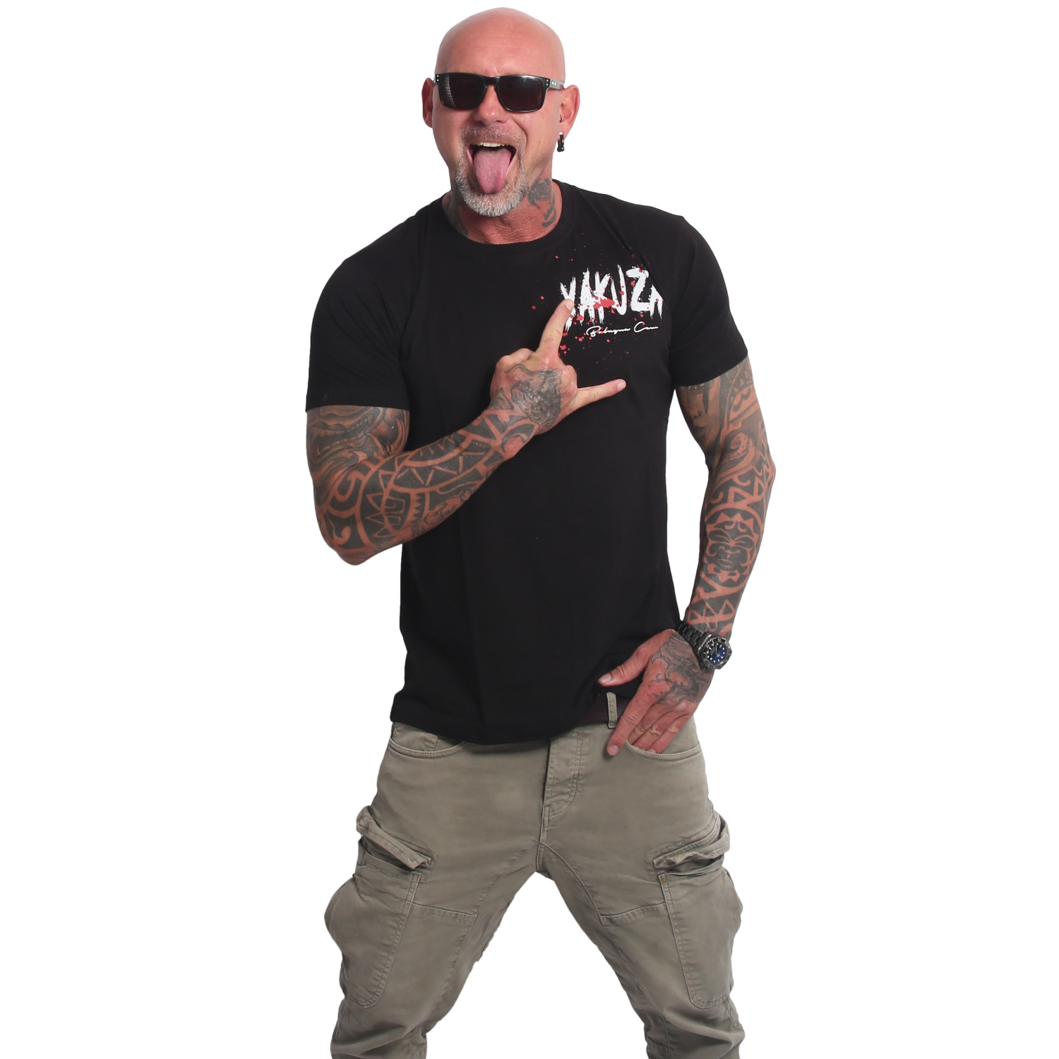 Yakuza pánské tričko Gangsta Regular T-Shirt black M