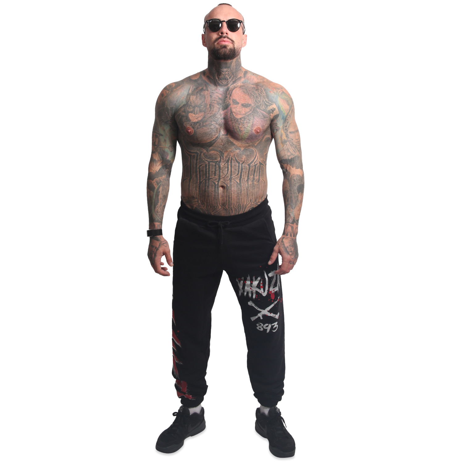 Yakuza pánské tepláky Gangsta Loose Joggers