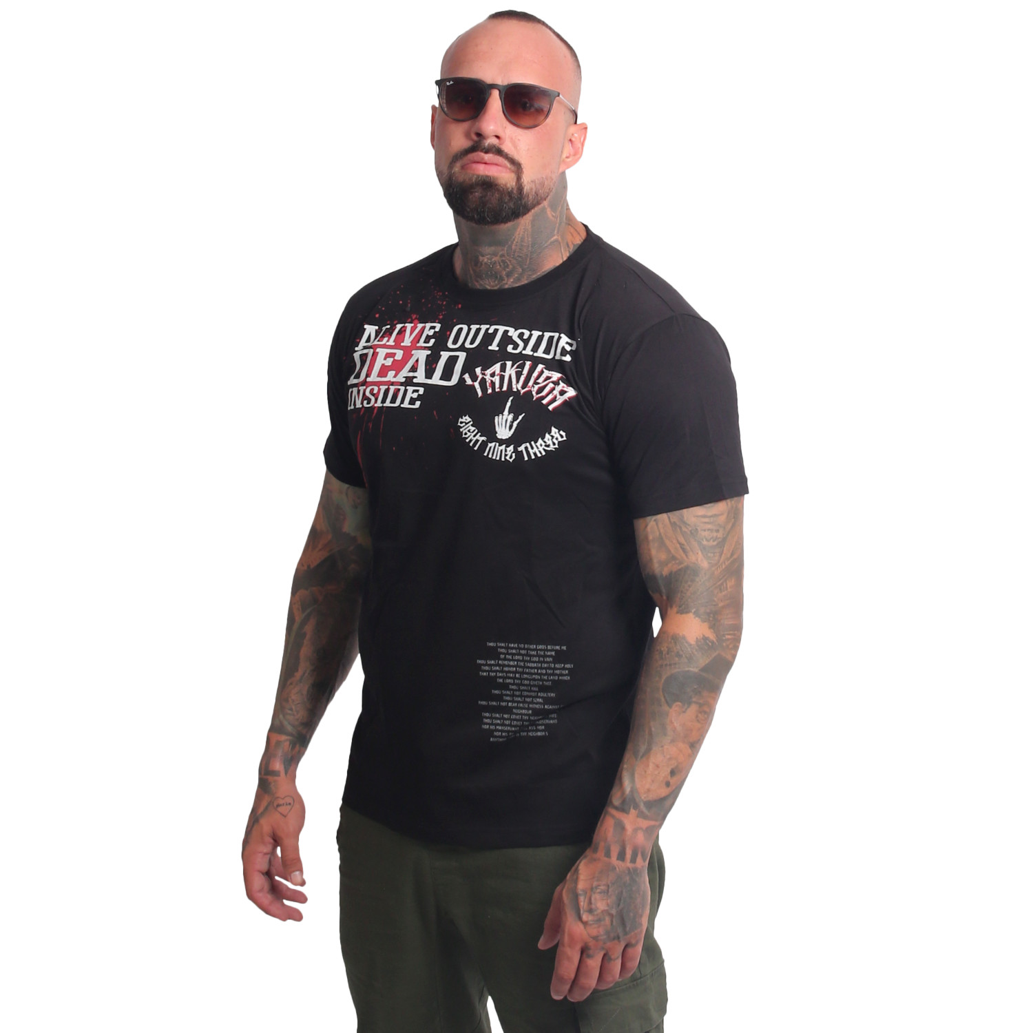 Yakuza pánské tričko Outside Regular T-Shirt black XL