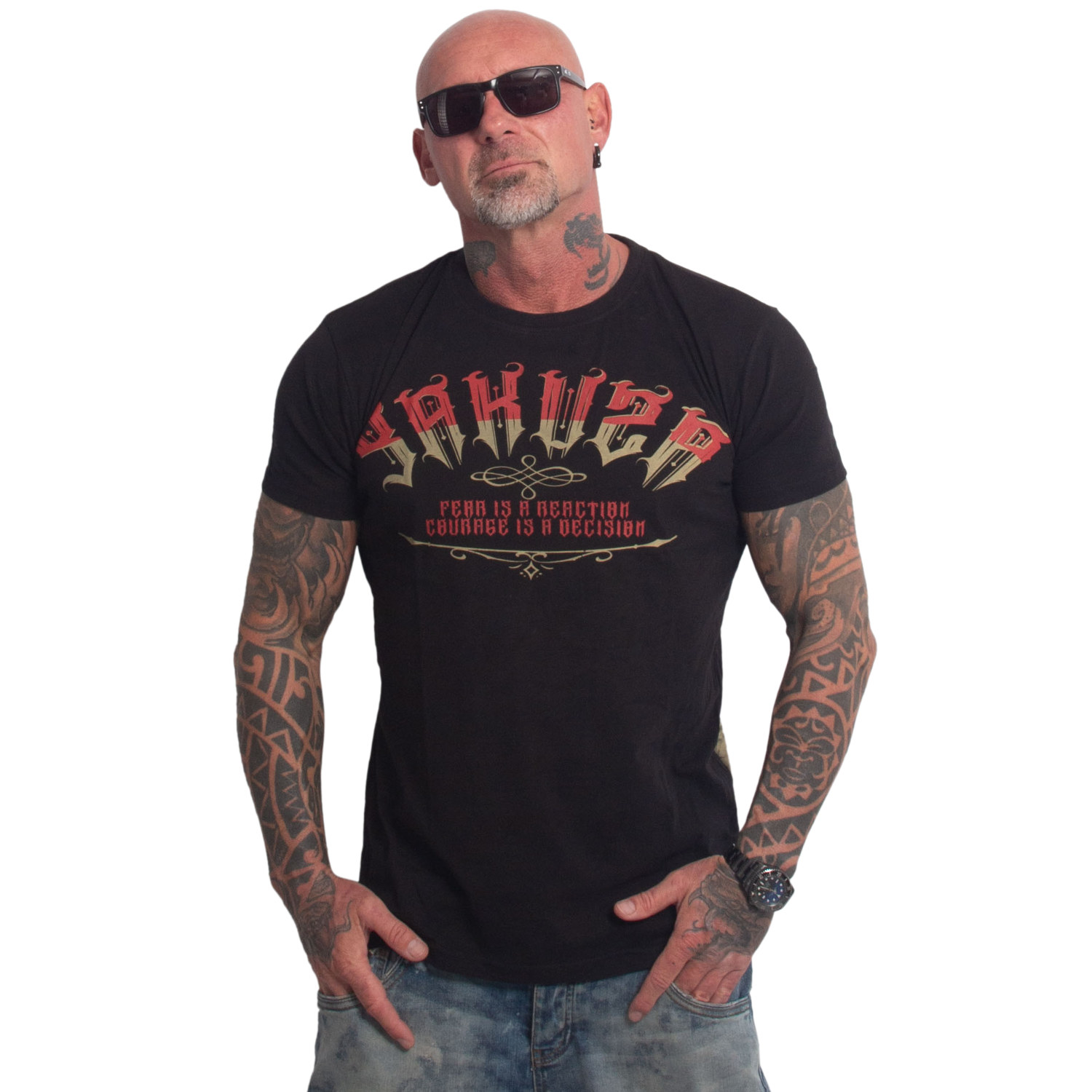 Yakuza pánské tričko Courage Regular T-Shirt black S