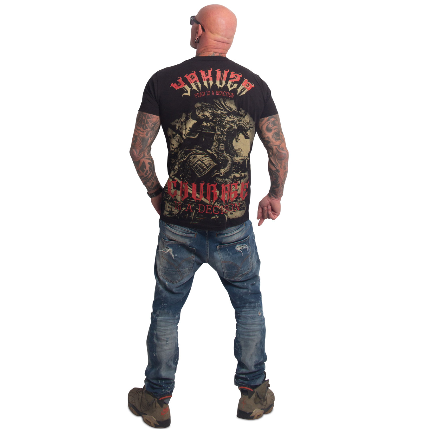 Yakuza pánské tričko Courage Regular T-Shirt black S