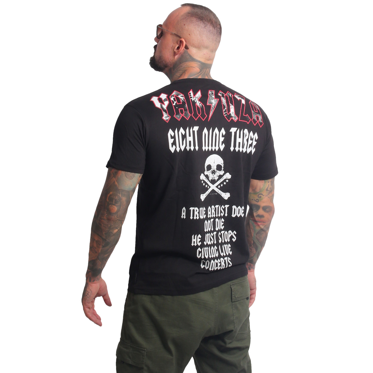 Yakuza pánské tričko Artist Acid Regular T-Shirt black 6XL