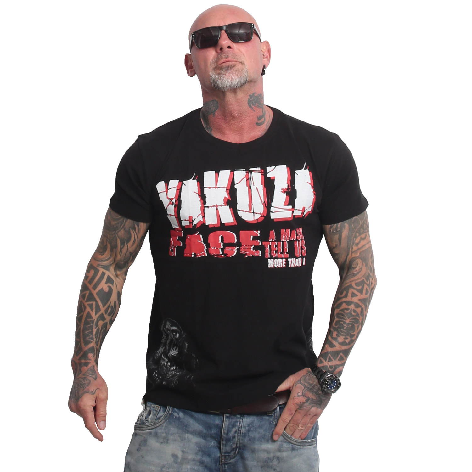 Yakuza pánské tričko Mask Regular T-Shirt