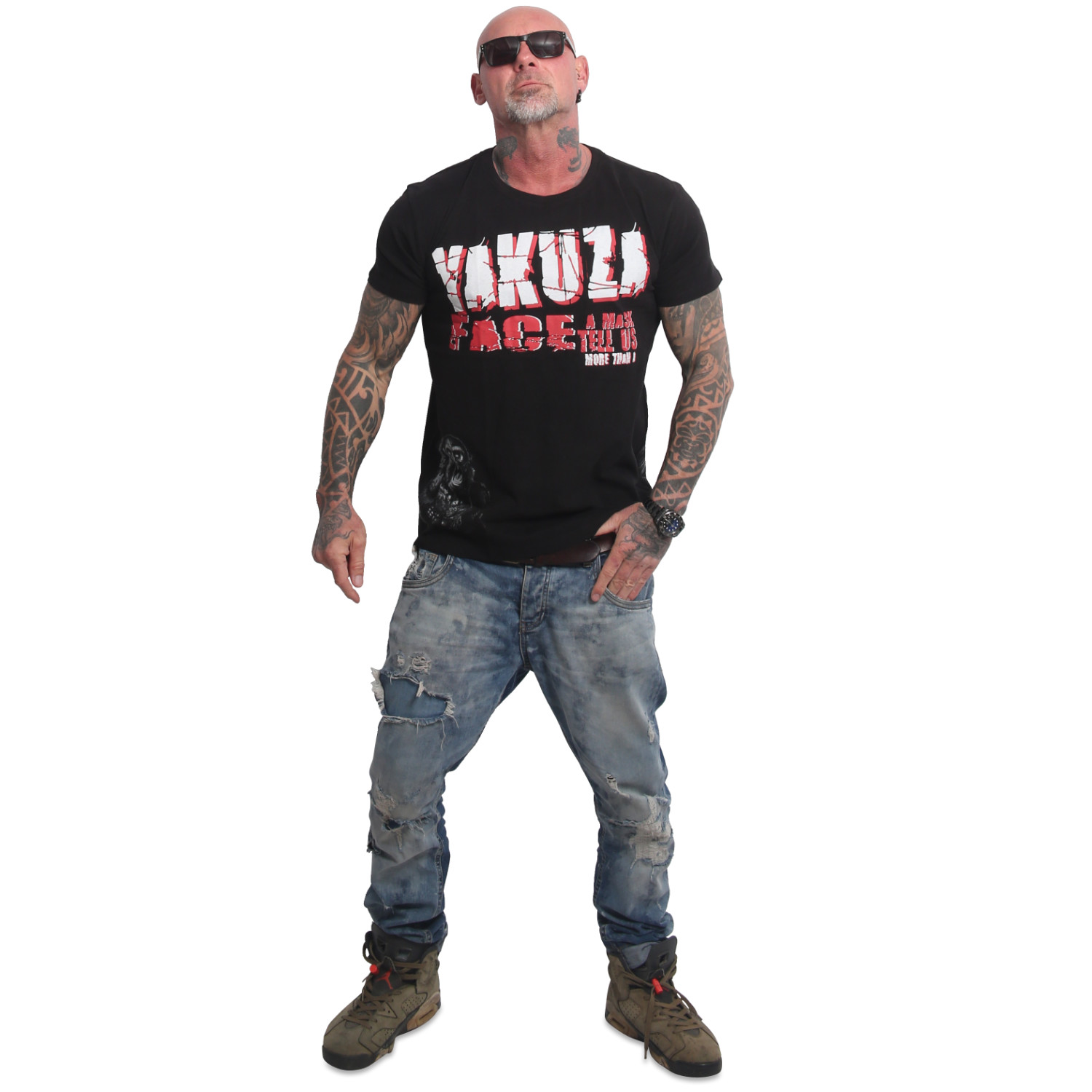 Yakuza pánské tričko Mask Regular T-Shirt