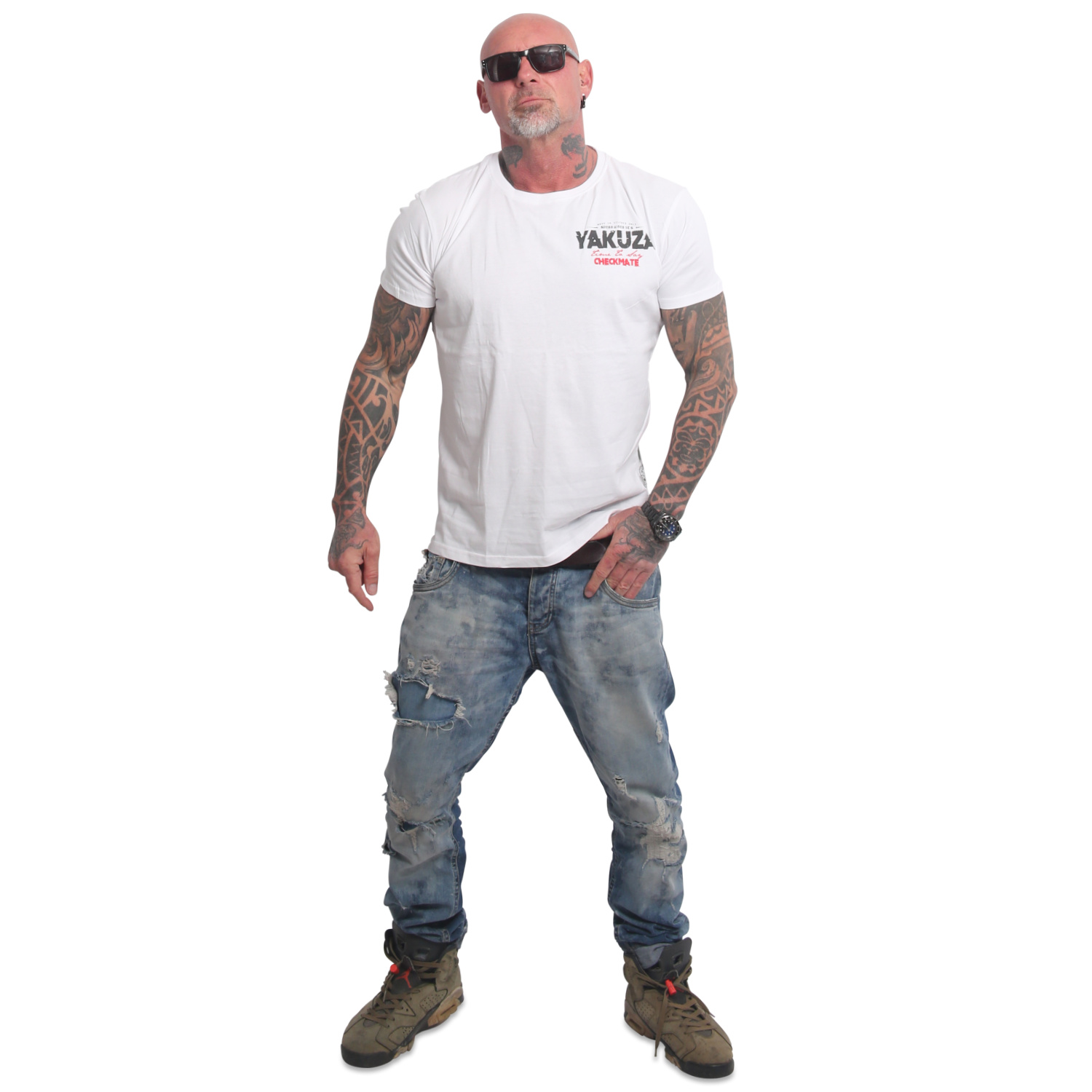 Yakuza pánské tričko Checkmate Regular T-Shirt