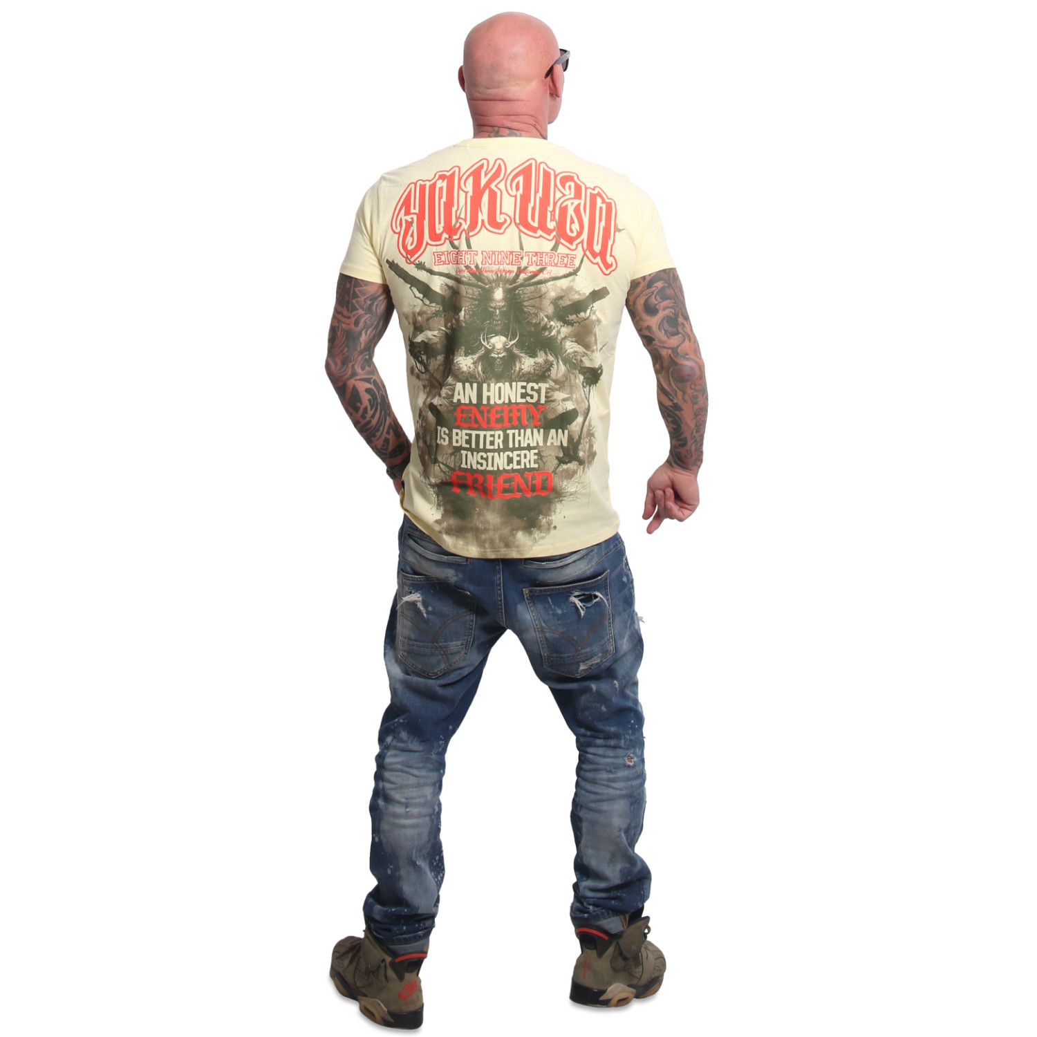 Yakuza pánské tričko Enemy Regular T-Shirt french/vanilla 5XL