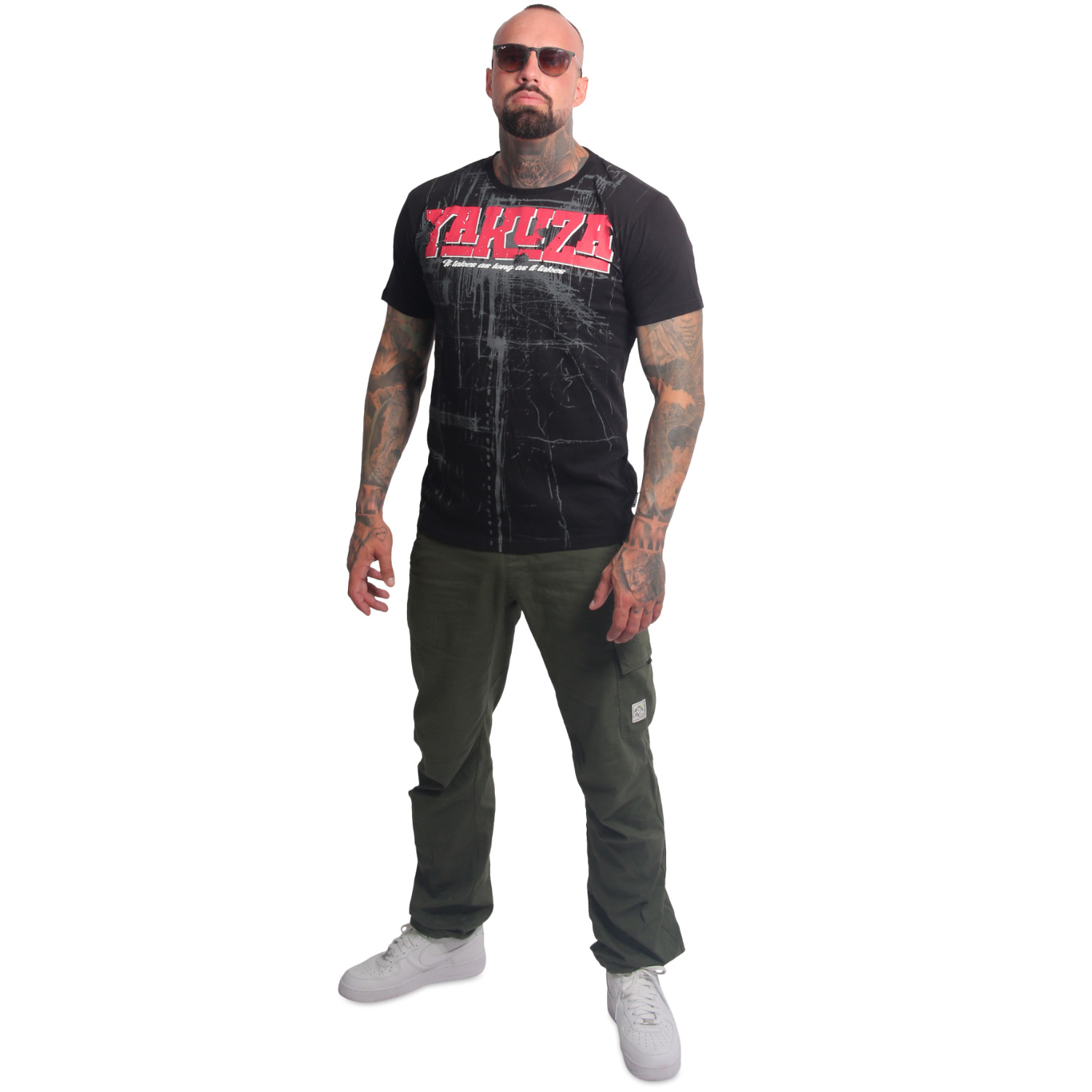 Yakuza pánské tričko As Long Regular T-Shirt black XL