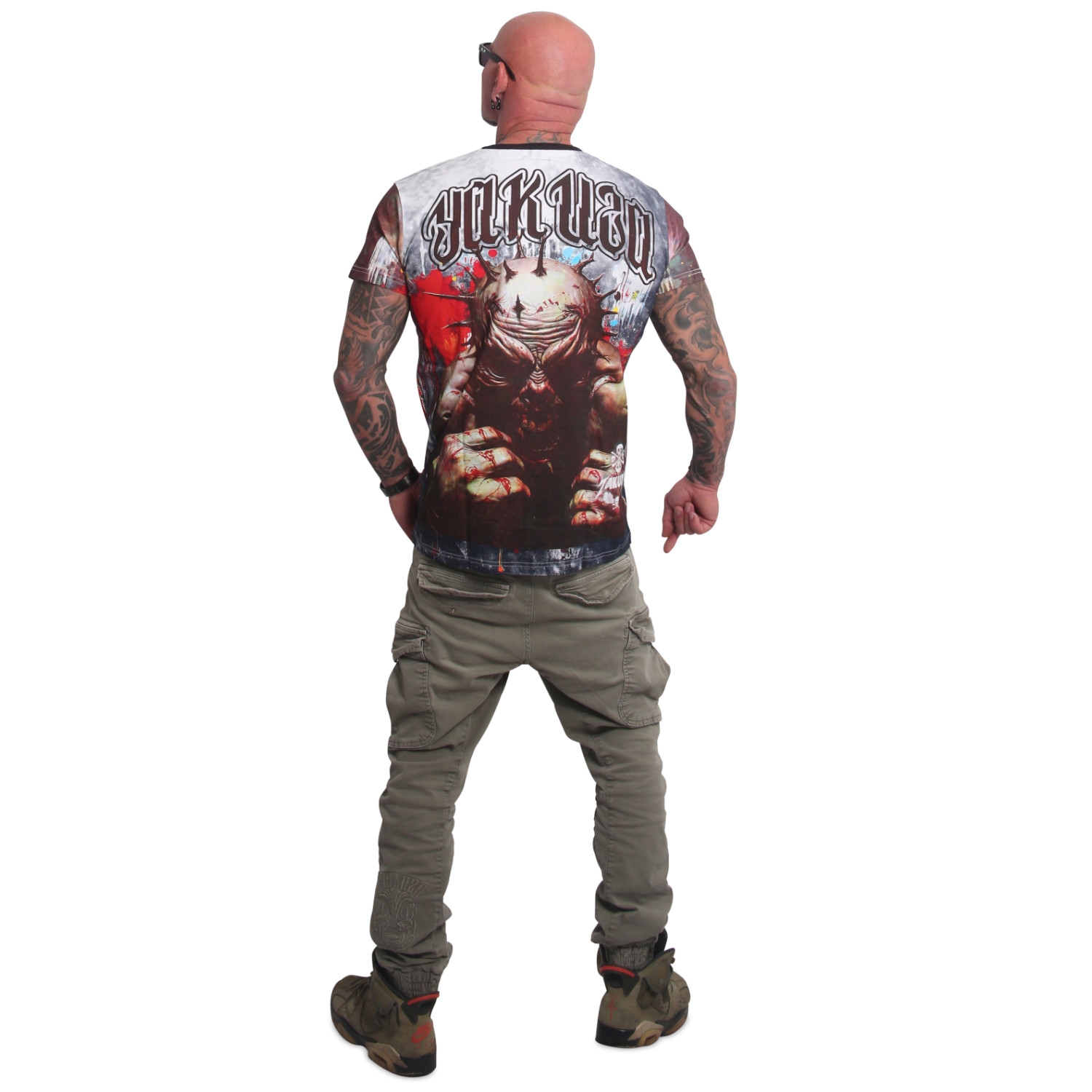 Yakuza pánské tričko Winners Allover Regular T-Shirt colorful 2XL