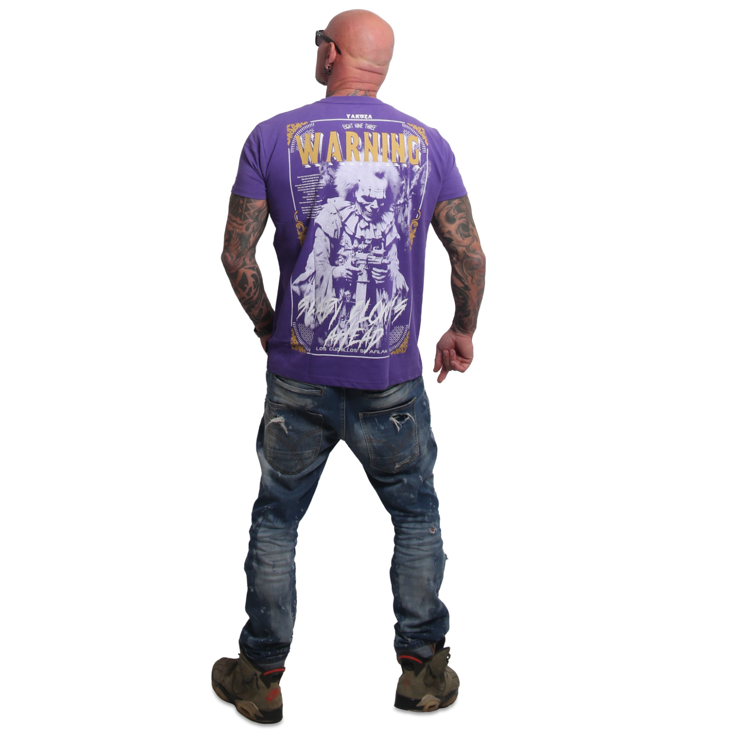 Yakuza pánské tričko Scary Clowns Regular T-Shirt prism/violet 6XL