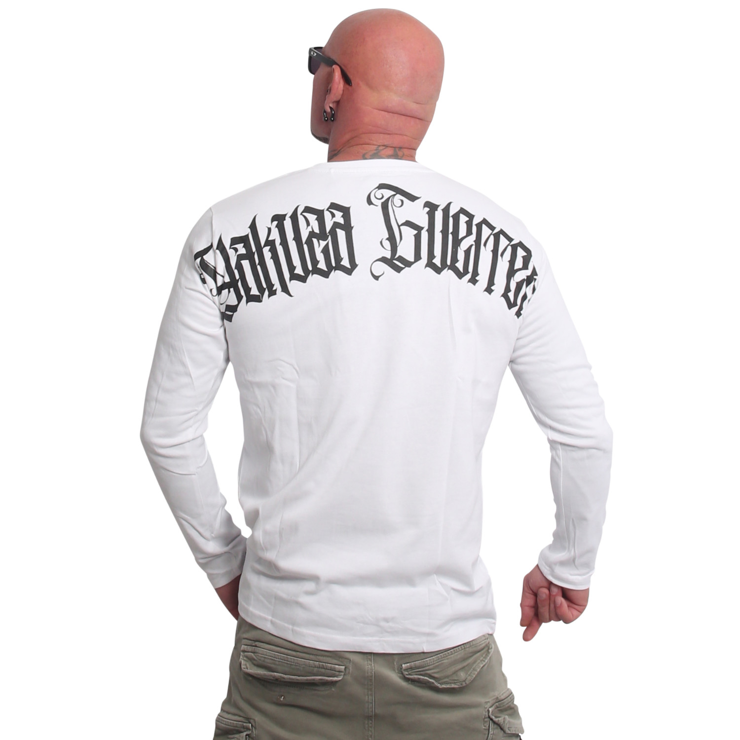 Yakuza pánské tričko s dlouhým rukávem Guerrero Longsleeve T-Shirt white L