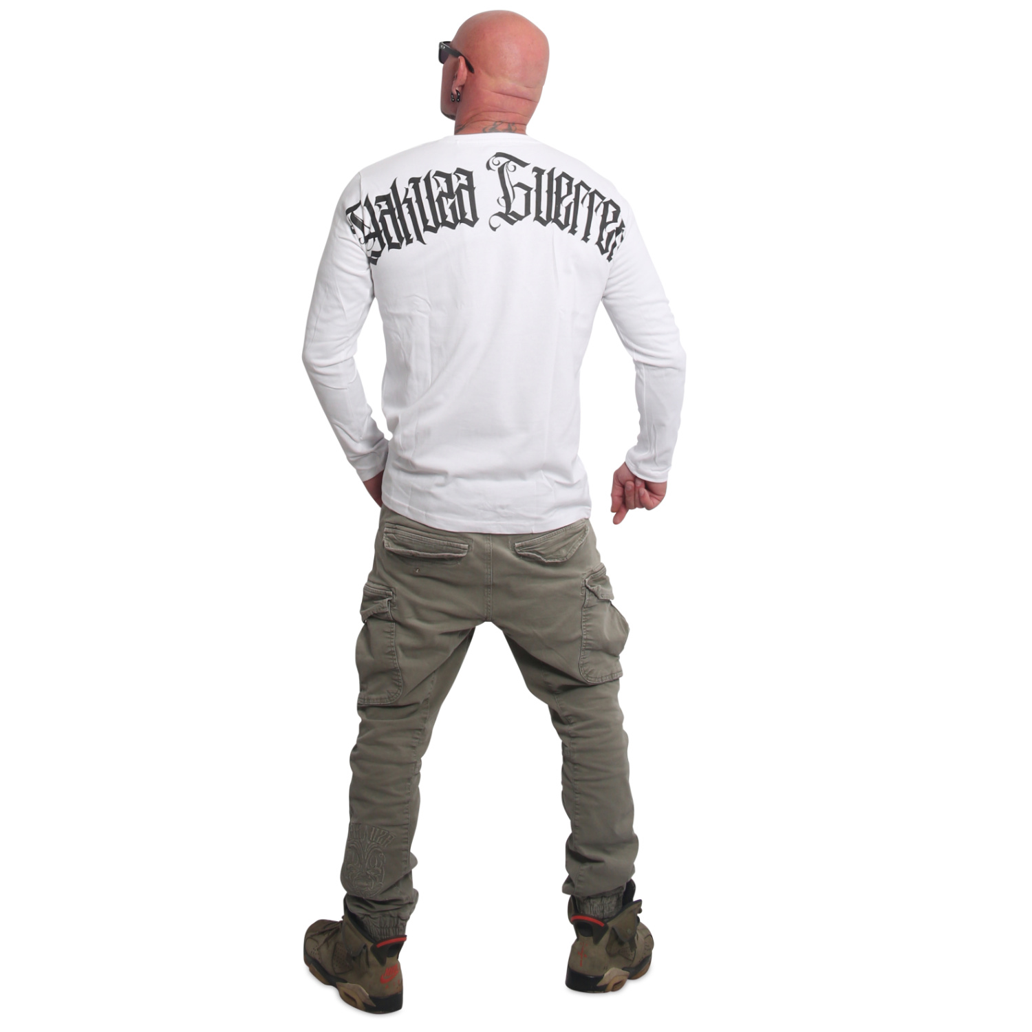 Yakuza pánské tričko s dlouhým rukávem Guerrero Longsleeve T-Shirt white L