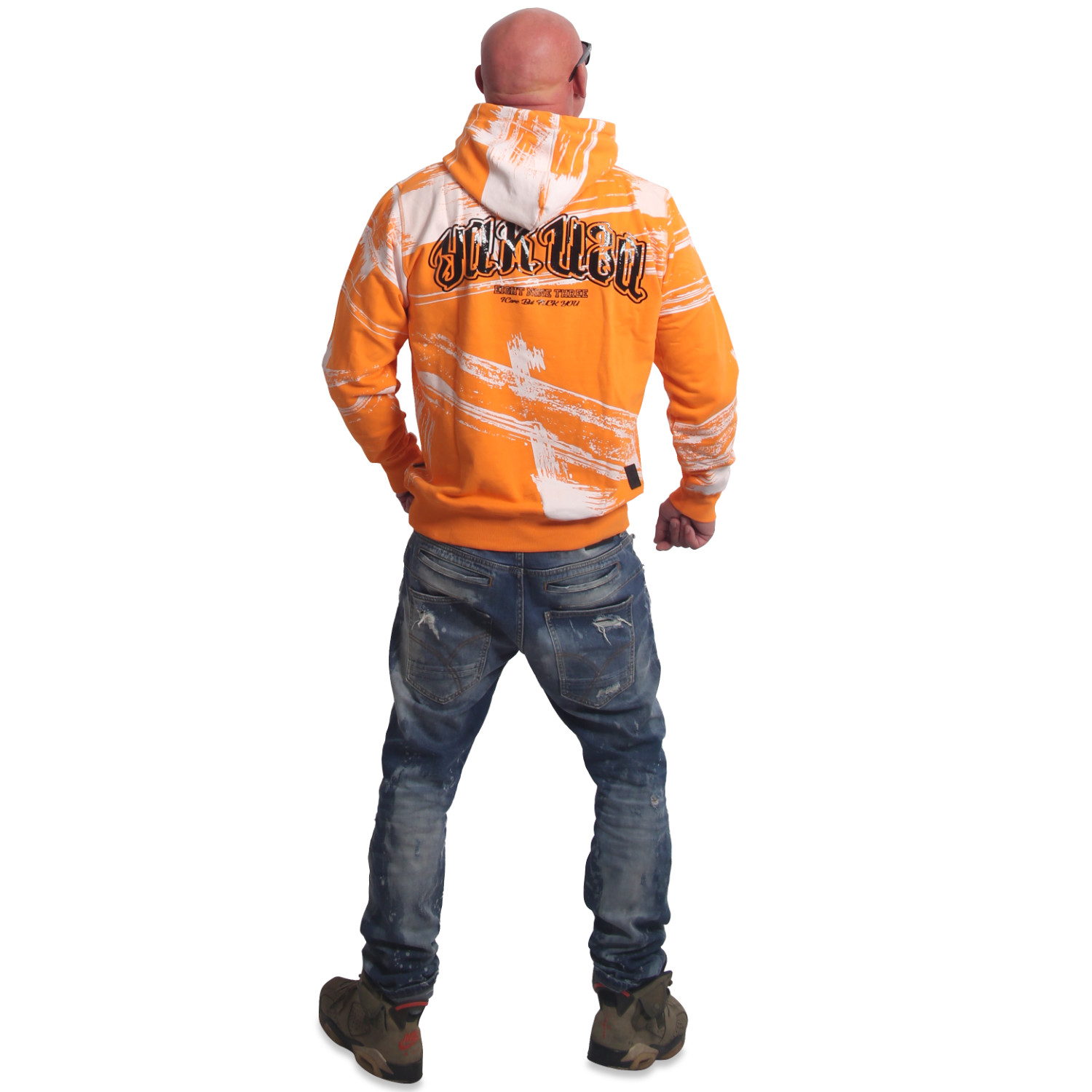 Yakuza pánská mikina s kapucí Care Allover Hoodie