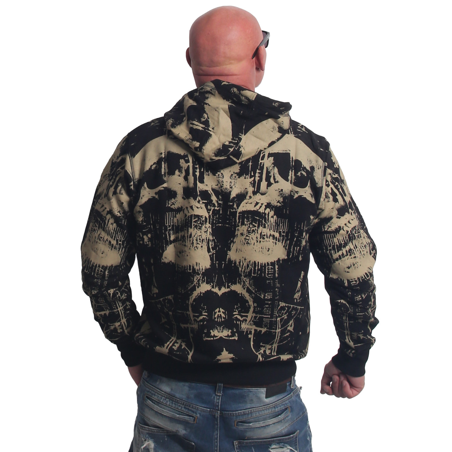 Yakuza pánská mikina s kapucí Psychodelic Hoodie black 2XL