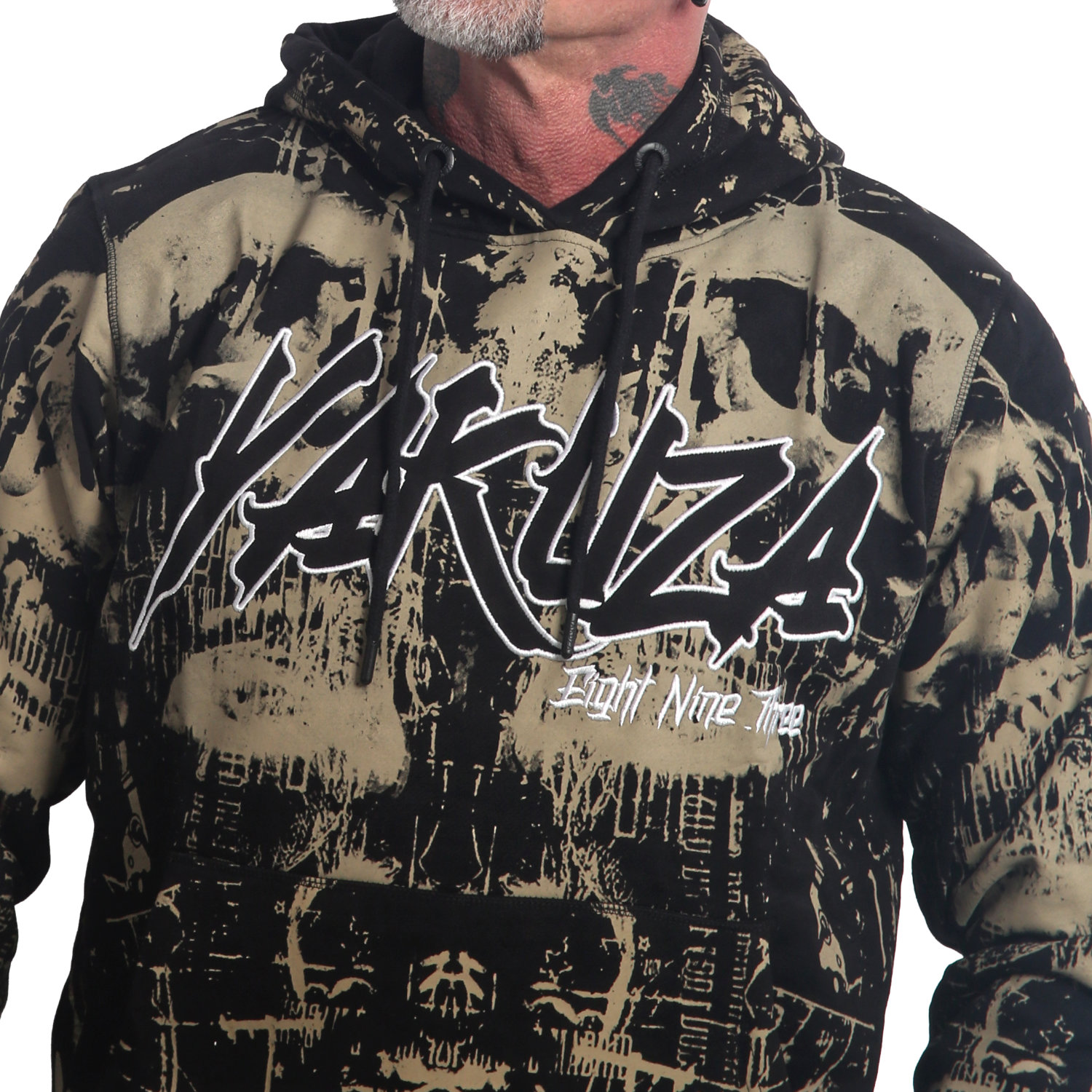 Yakuza pánská mikina s kapucí Psychodelic Hoodie black 2XL