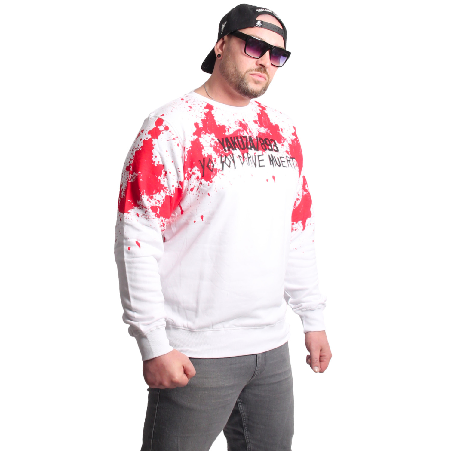 Yakuza pánská mikina Carne Sweatshirt white 3XL