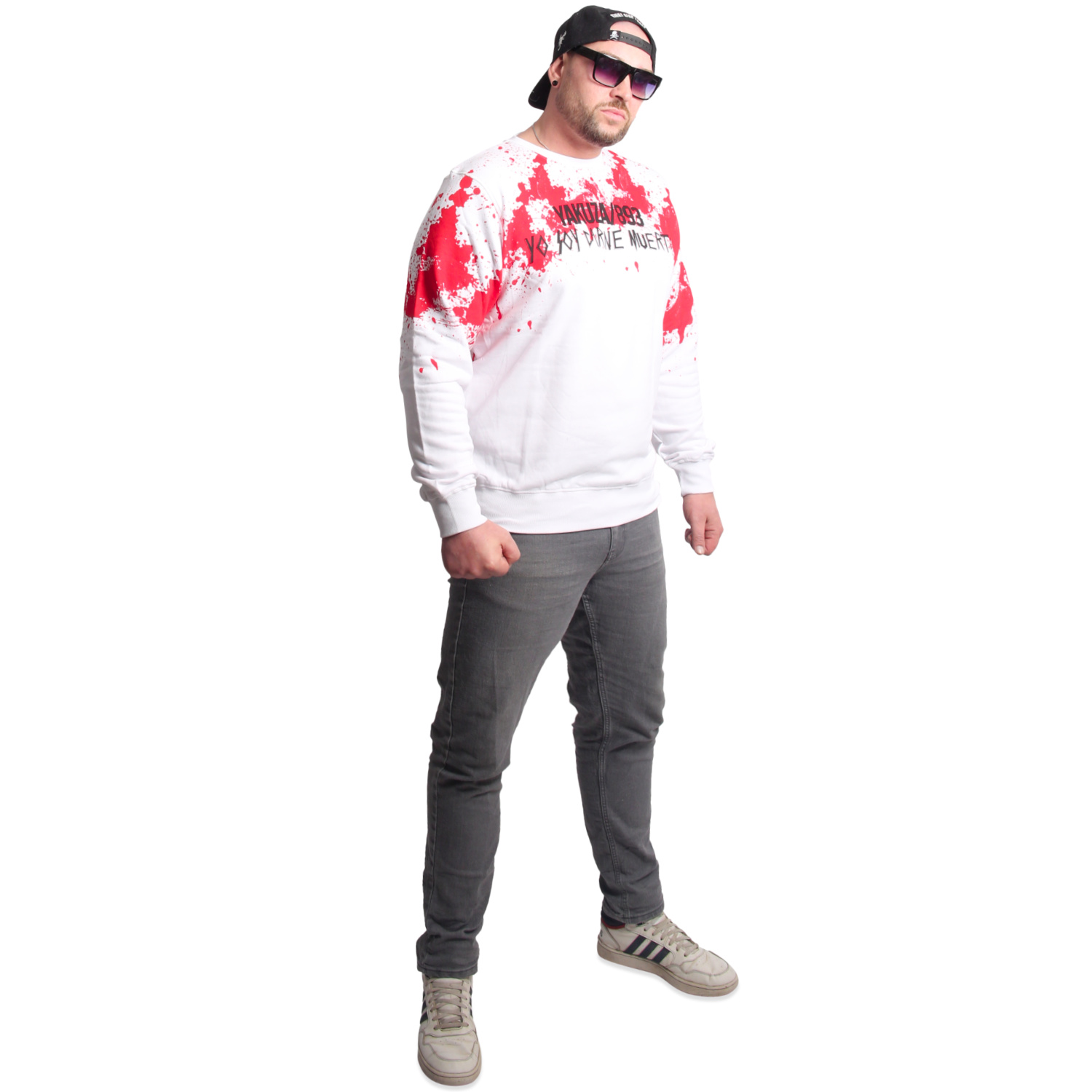 Yakuza pánská mikina Carne Sweatshirt white 3XL