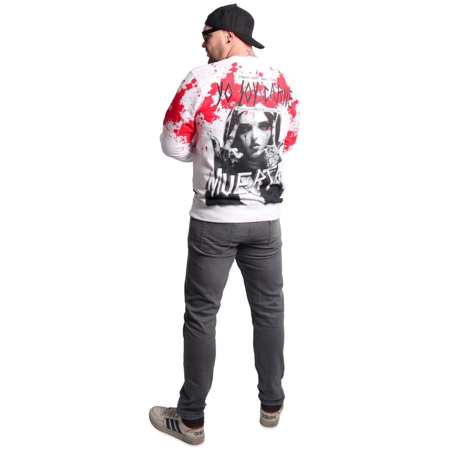 Yakuza pánská mikina Carne Sweatshirt white 3XL