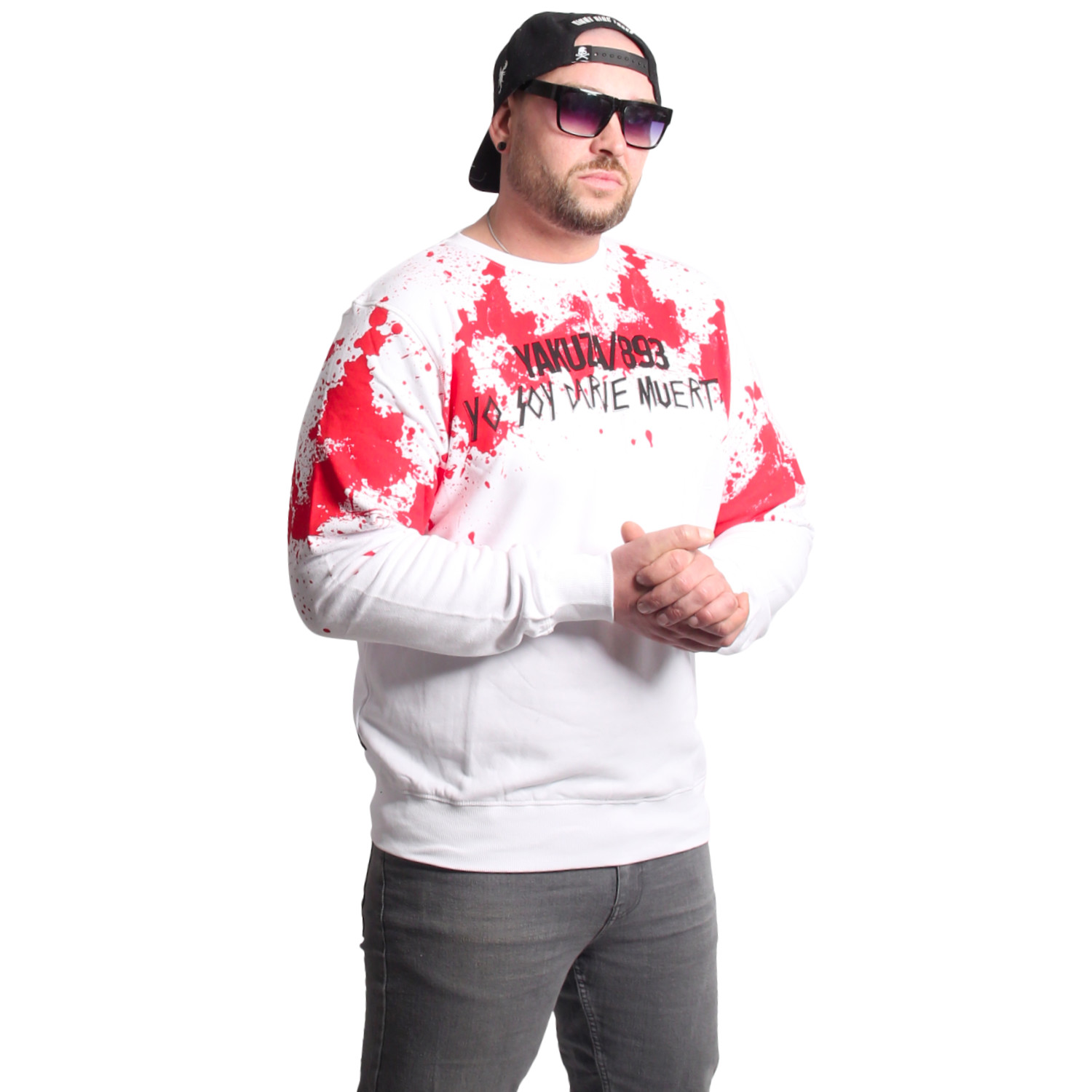 Yakuza pánská mikina Carne Sweatshirt white 3XL