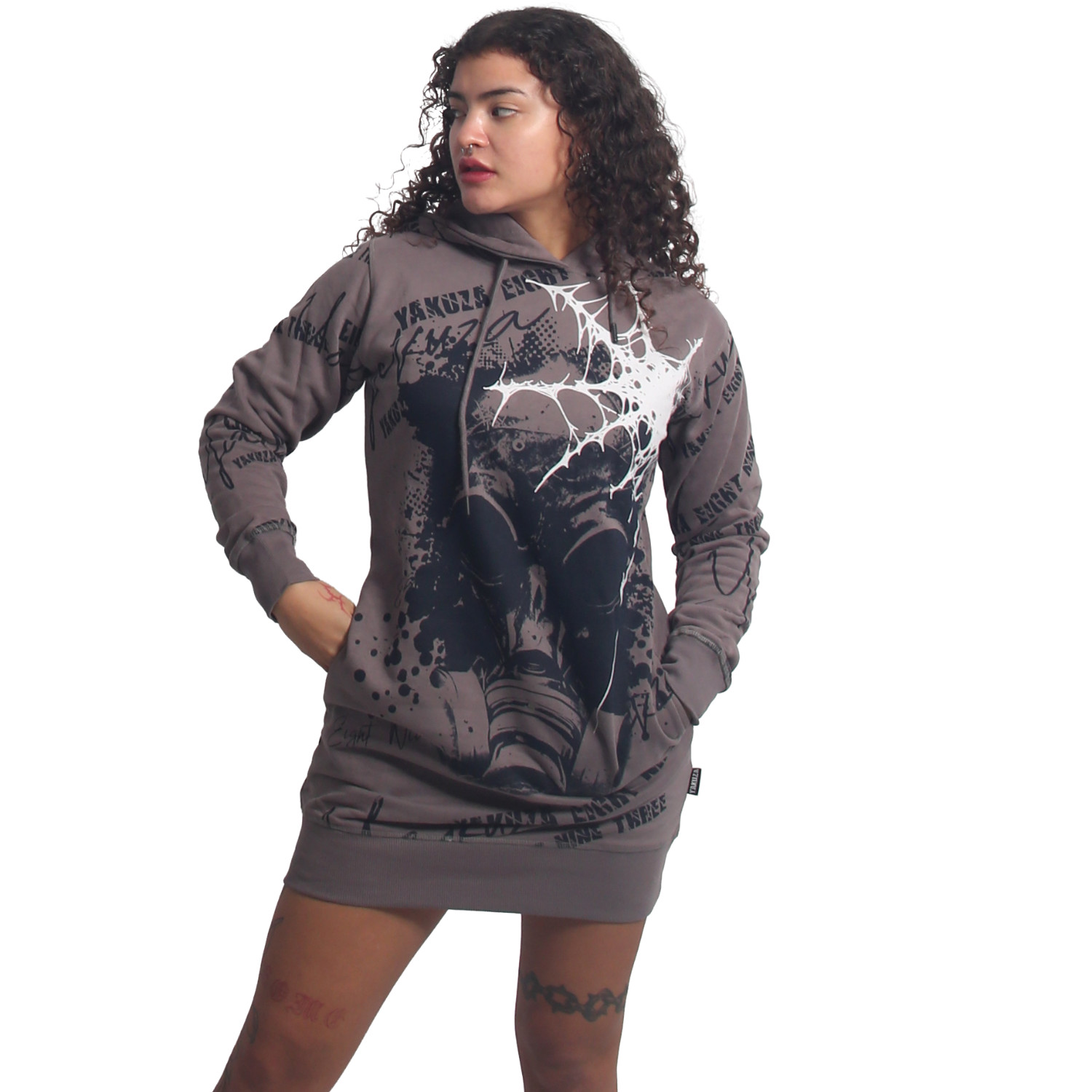 Yakuza dámské šaty Respirator V03 Sweat Dress