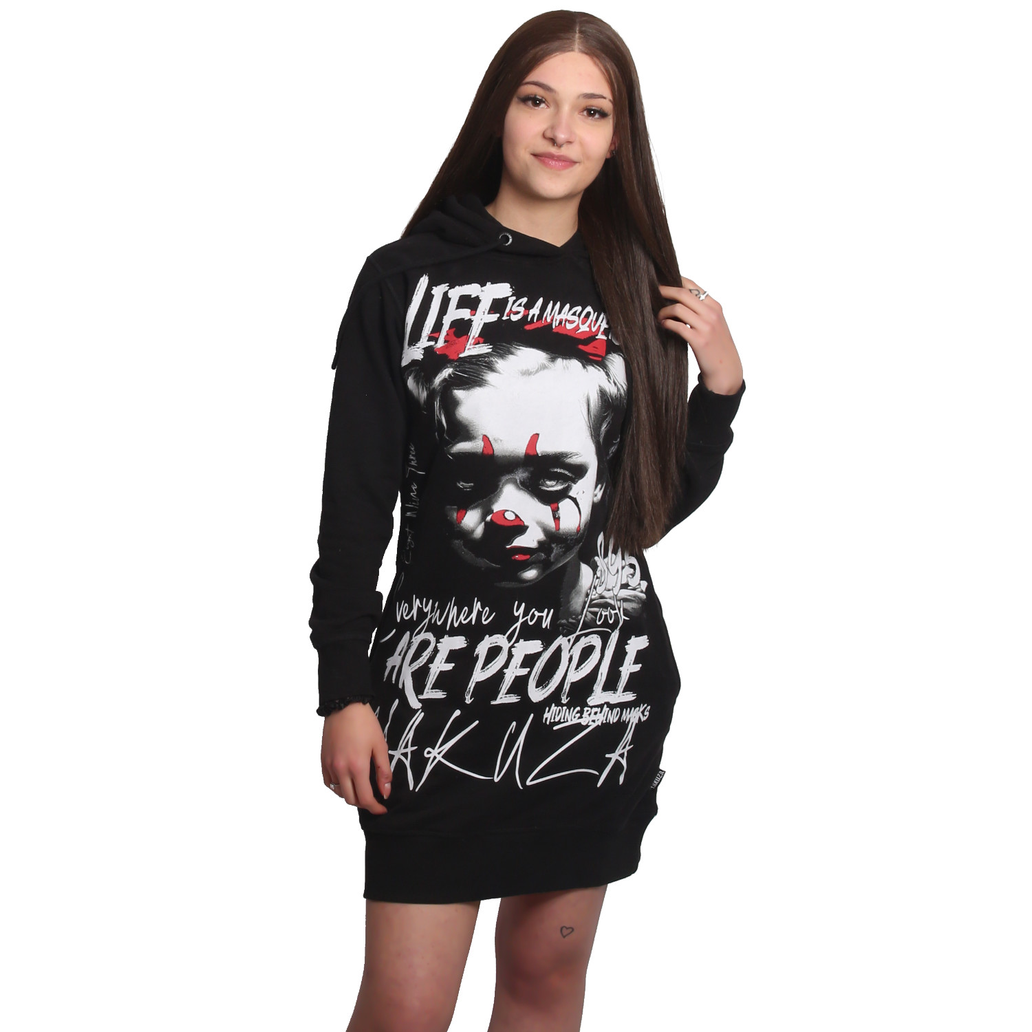 Yakuza dámské šaty Masquerade V02 Sweat Dress