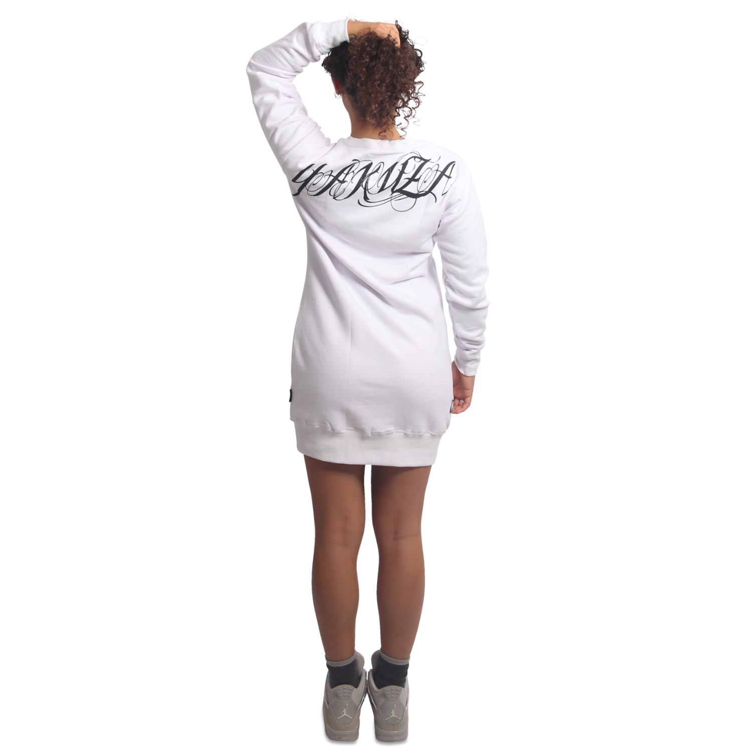Yakuza dámské šaty Angel Gun Sweat Dress white L