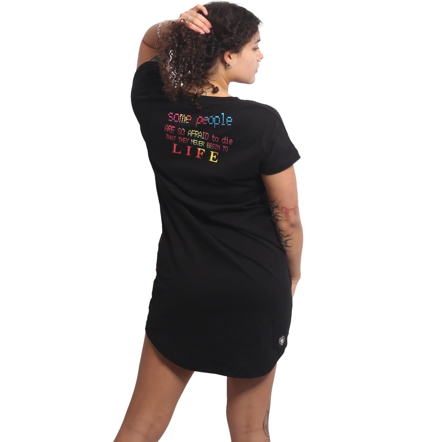 Yakuza dámské šaty Some People Urban T-Shirt Dress black L