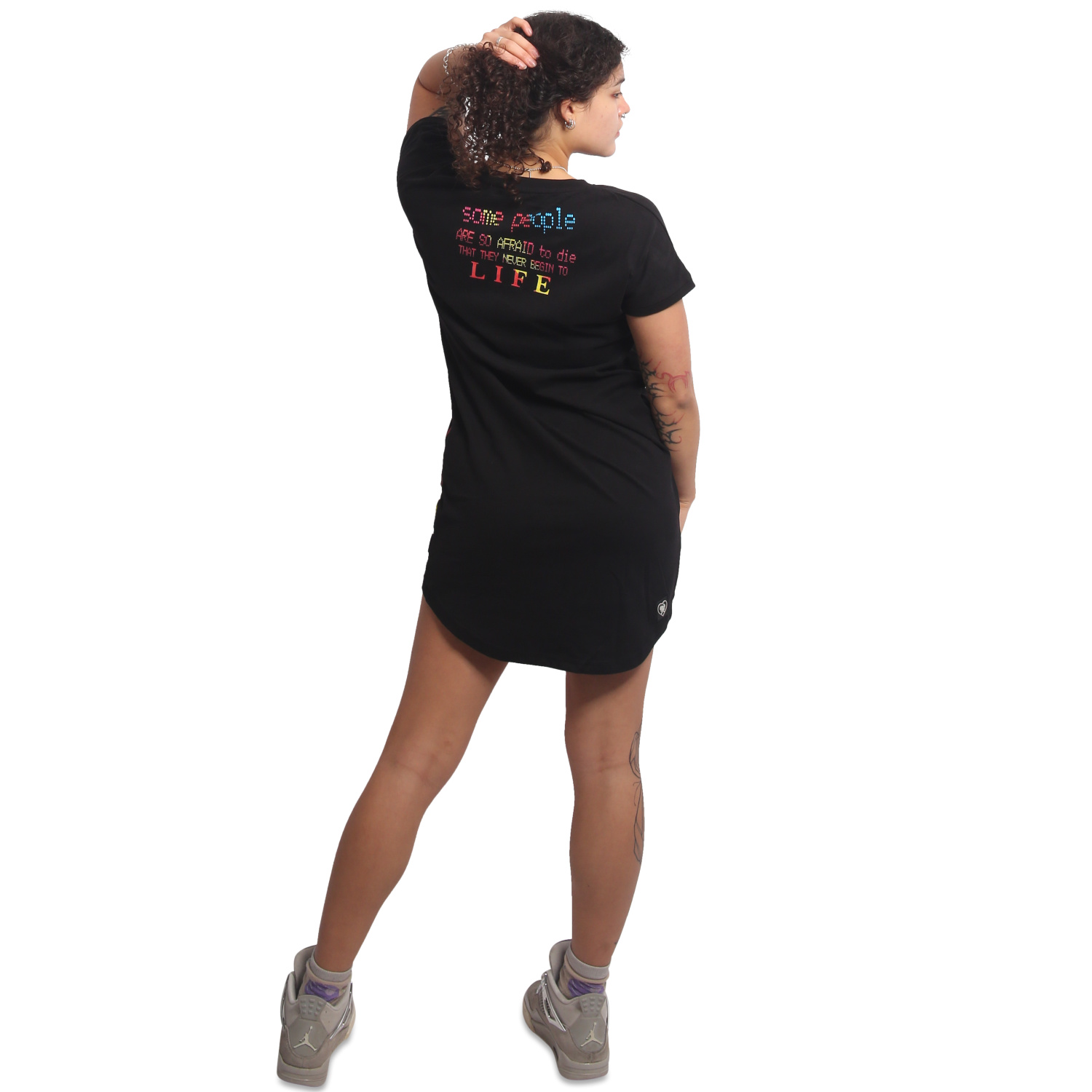 Yakuza dámské šaty Some People Urban T-Shirt Dress black L