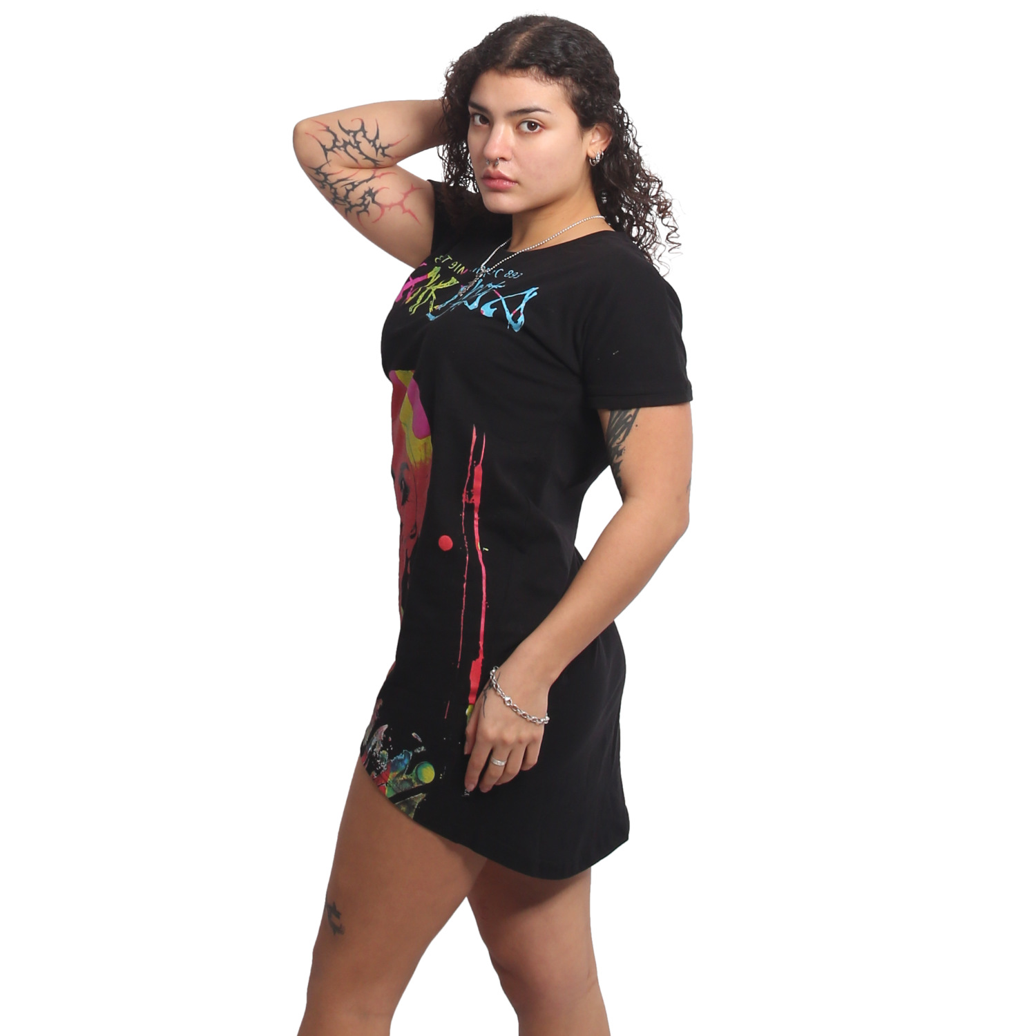 Yakuza dámské šaty Some People Urban T-Shirt Dress black L