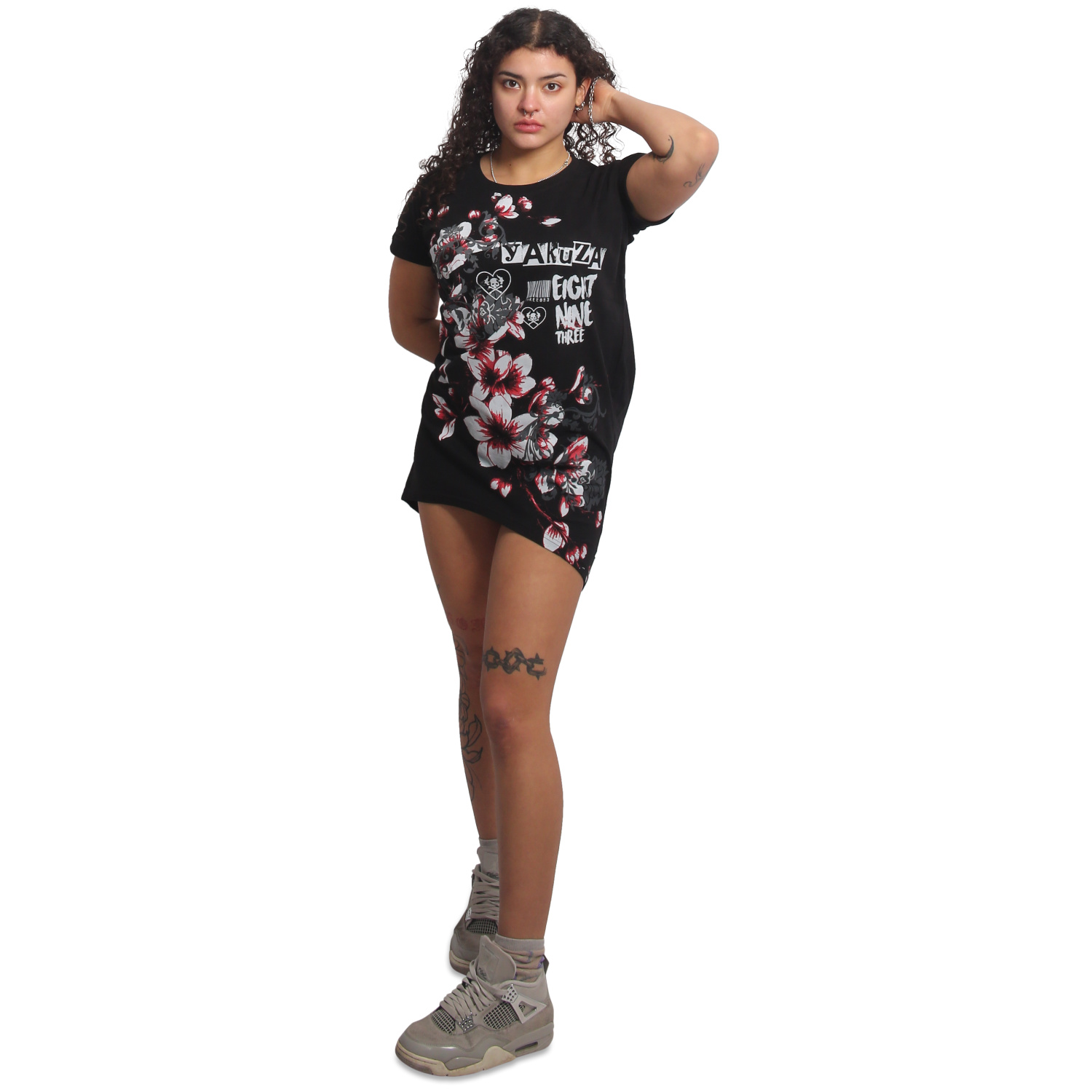 Yakuza dámské šaty Hanami Urban T-Shirt Dress