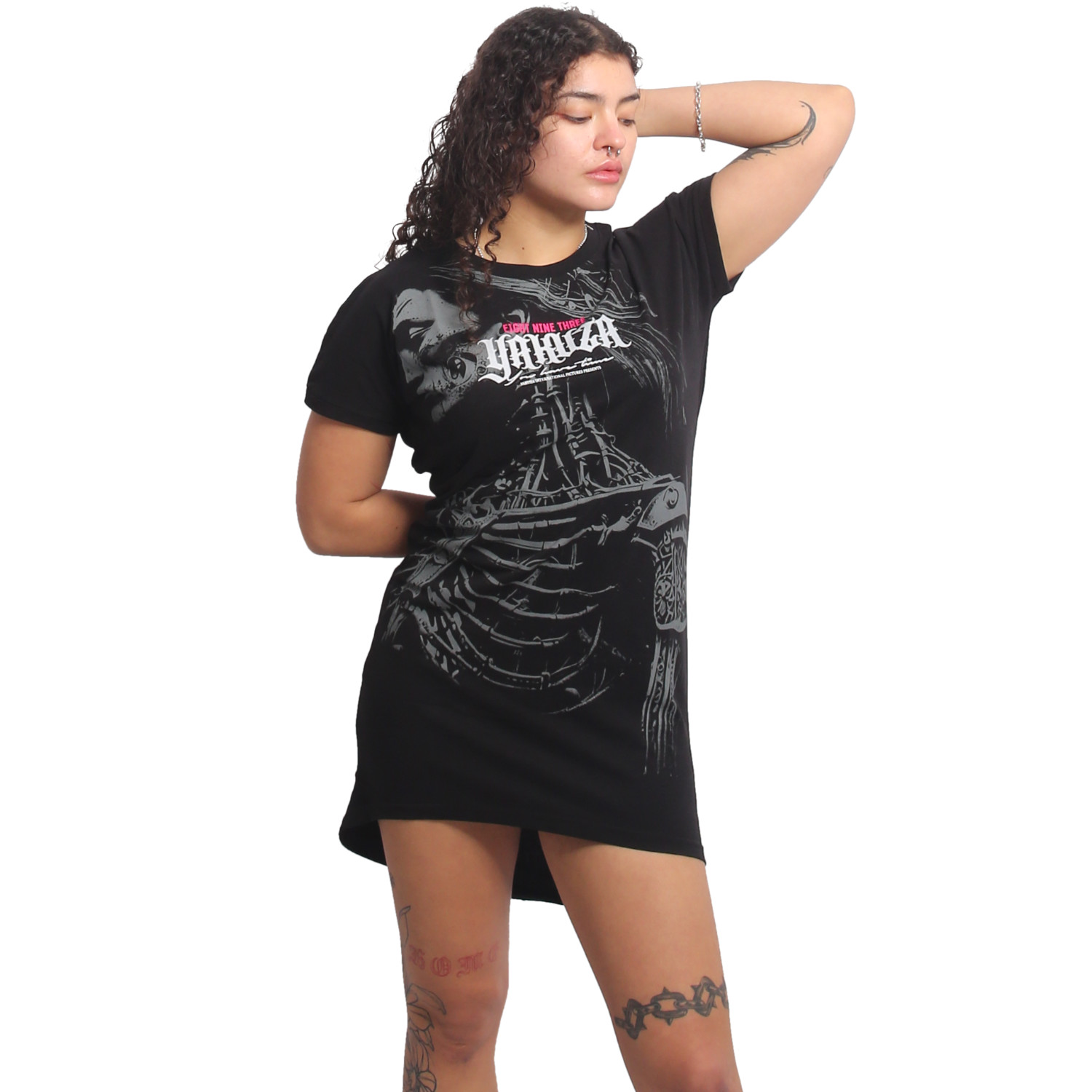 Yakuza dámské šaty Insights Urban T-Shirt Dress black M